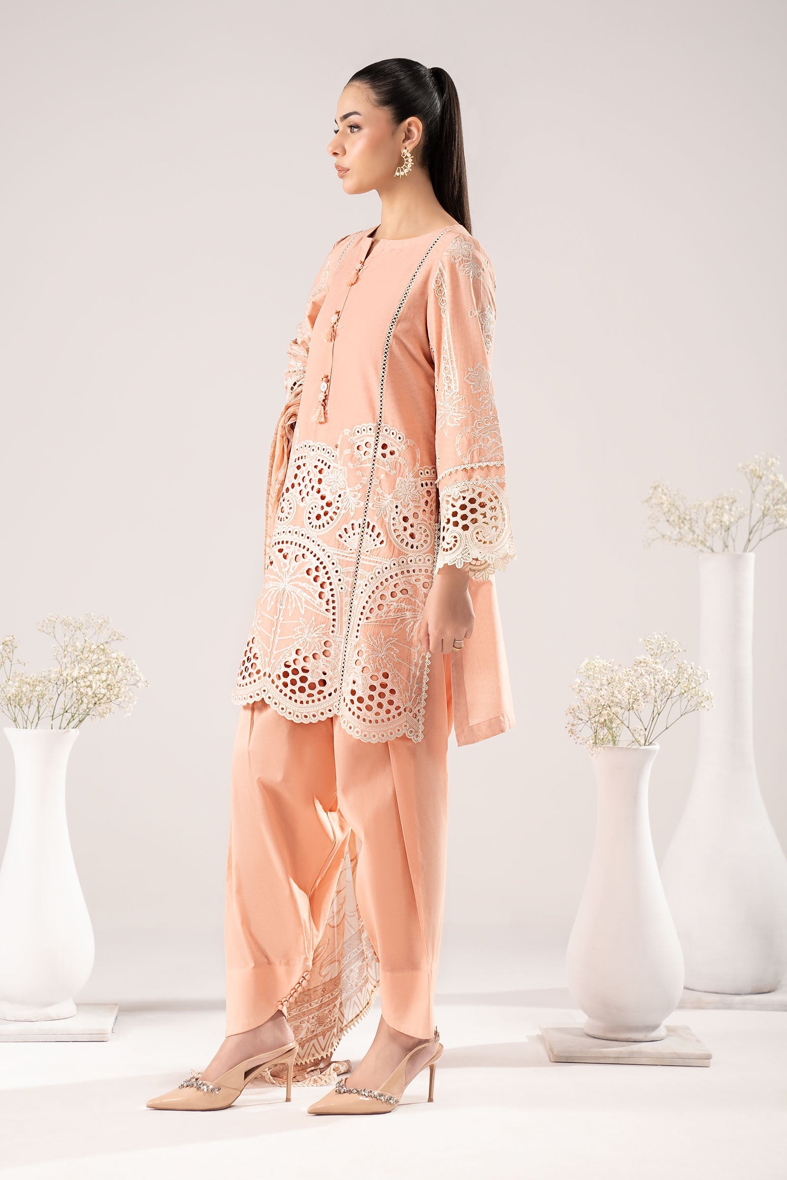 Maria B | Eid Collection Pret | DW-EF26-02 - Dress - available at Maria Faisal in UK and USA.