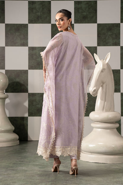 Maria B | Eid Collection 2026 | Dw-Ef26-03 Lilac - Luxury Dress - available at Maria Faisal in UK and USA.