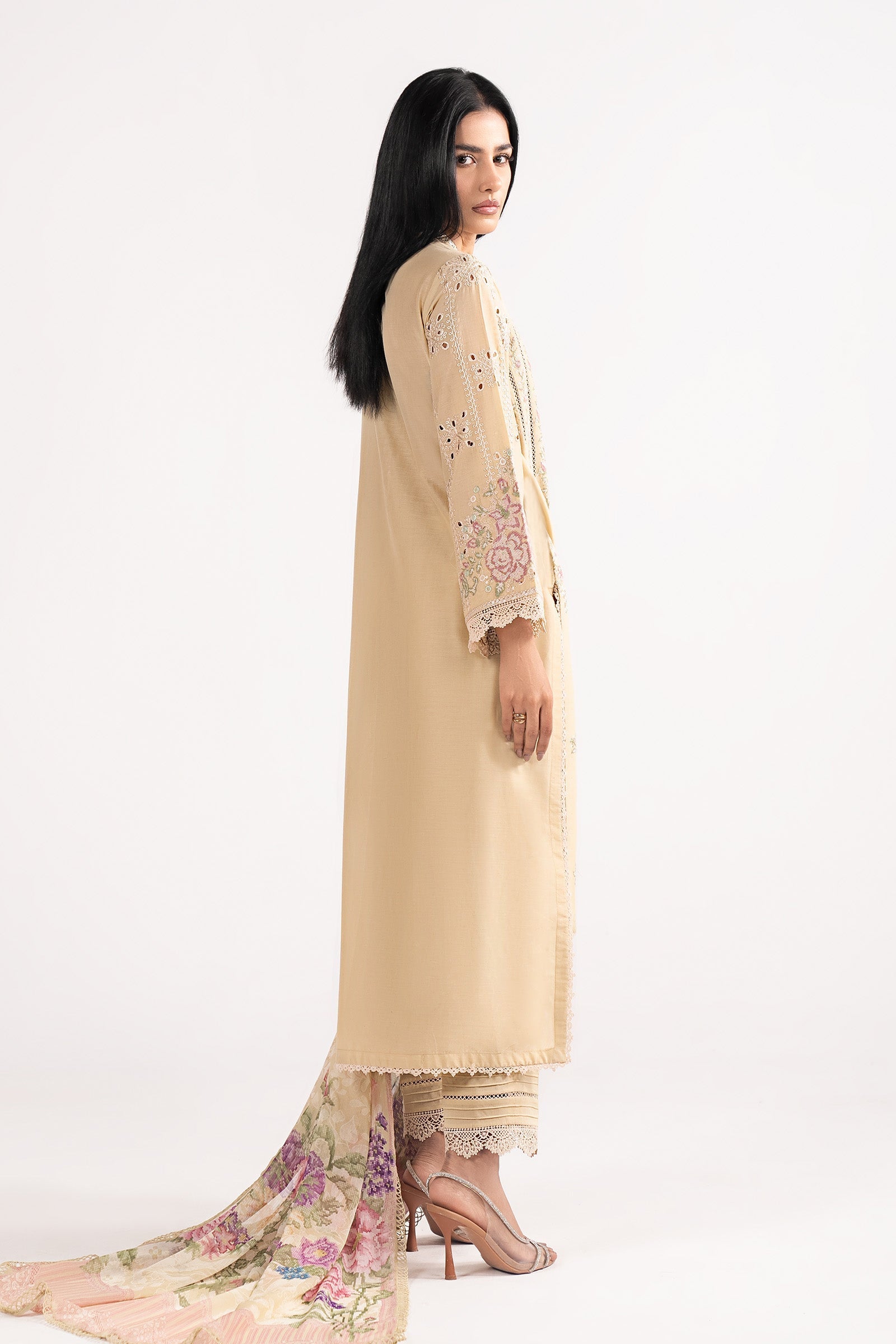 Maria B | Eid Festive Pret | DW-EF26-09 - Luxury Dress - available at Maria Faisal in UK and USA.