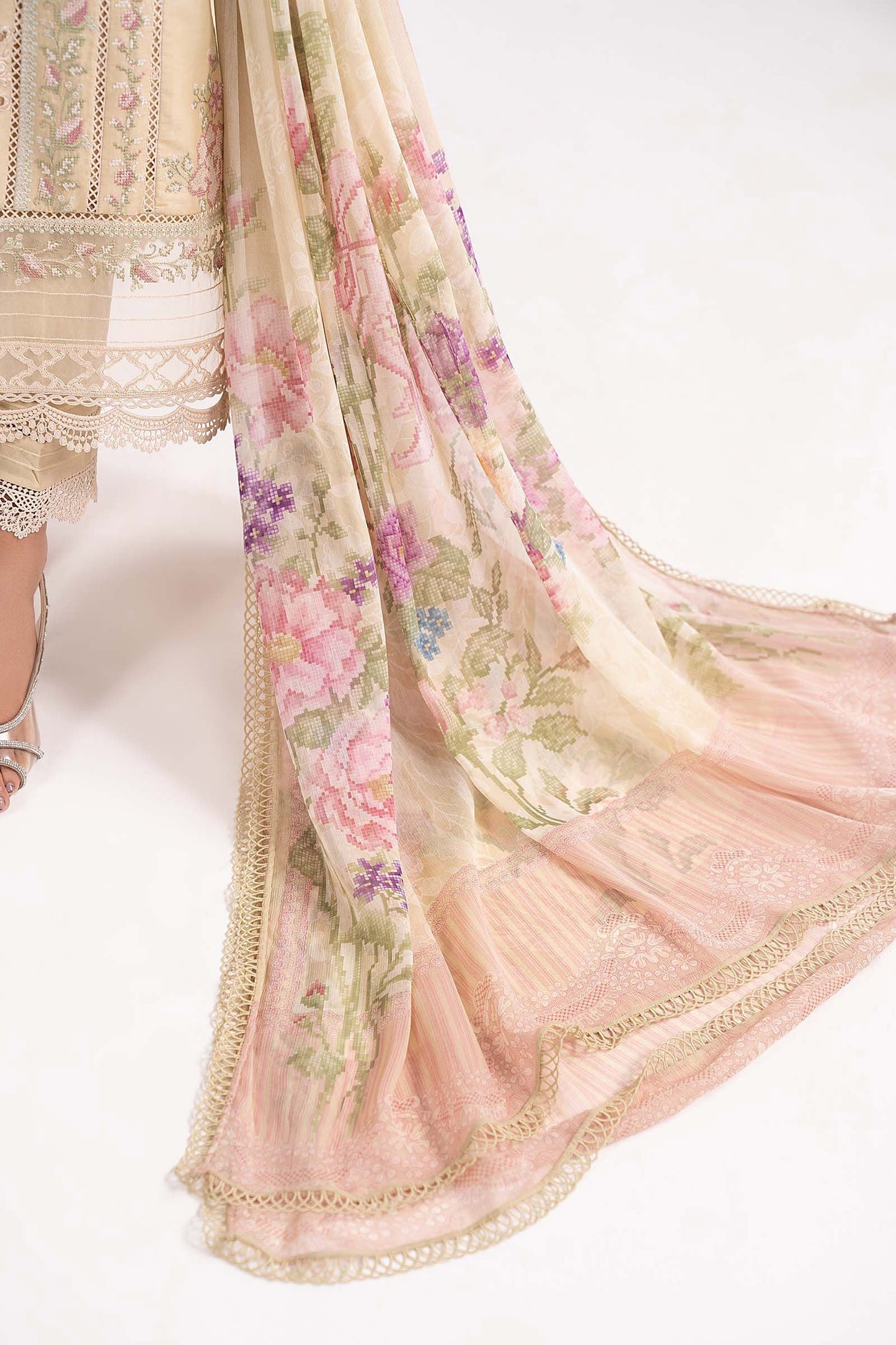 Maria B | Eid Collection 2026 | Dw-Ef26-09 Yellow - Luxury Dress - available at Maria Faisal in UK and USA.