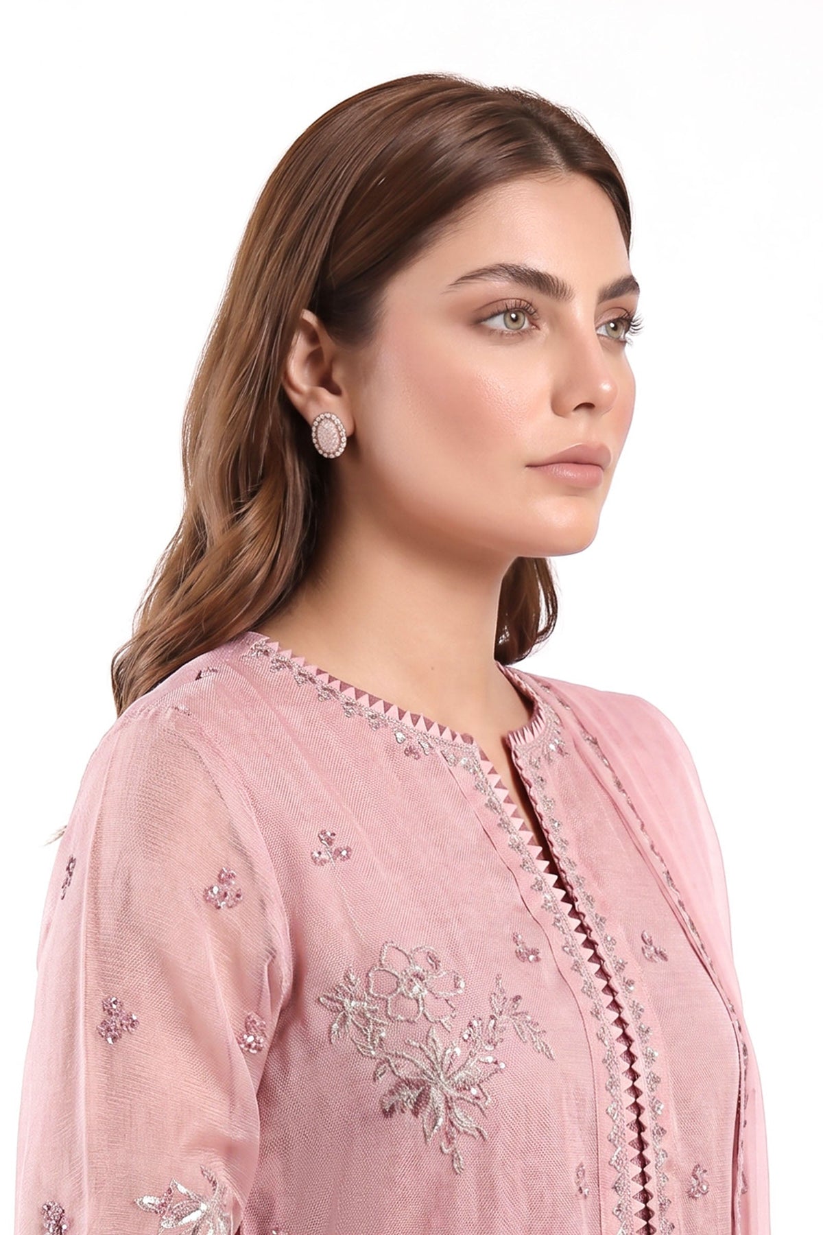 Maria B | Luxury Pret Pre Fall | DW-EF26-101-Pink - Luxury Dress - available at Maria Faisal in UK and USA.