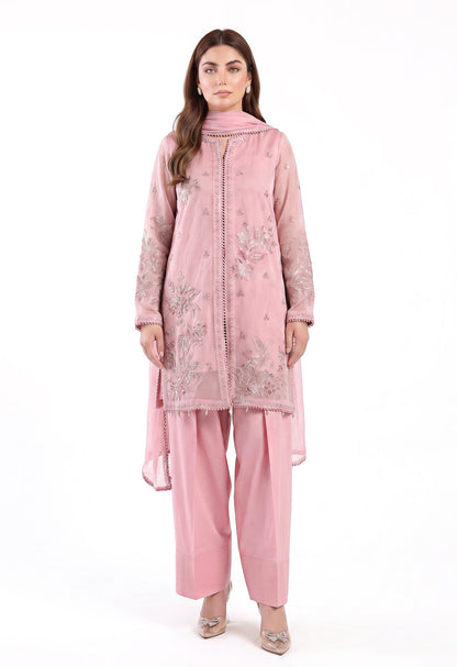 Maria B | Luxury Pret Pre Fall | DW-EF26-101-Pink - Luxury Dress - available at Maria Faisal in UK and USA.