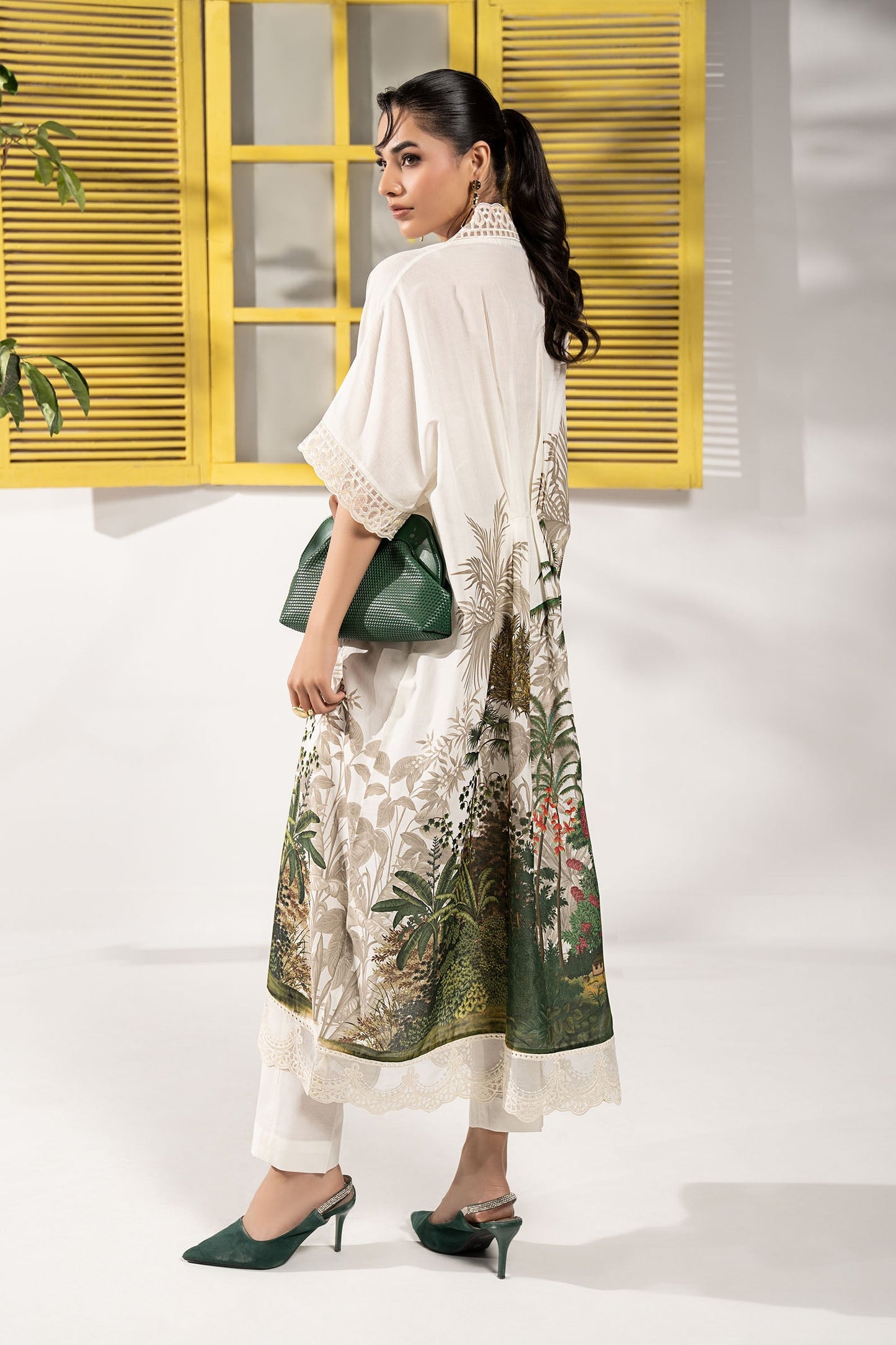 Maria B | Eid Festive Pret | DW-EF26-132 - Luxury Dress - available at Maria Faisal in UK and USA.