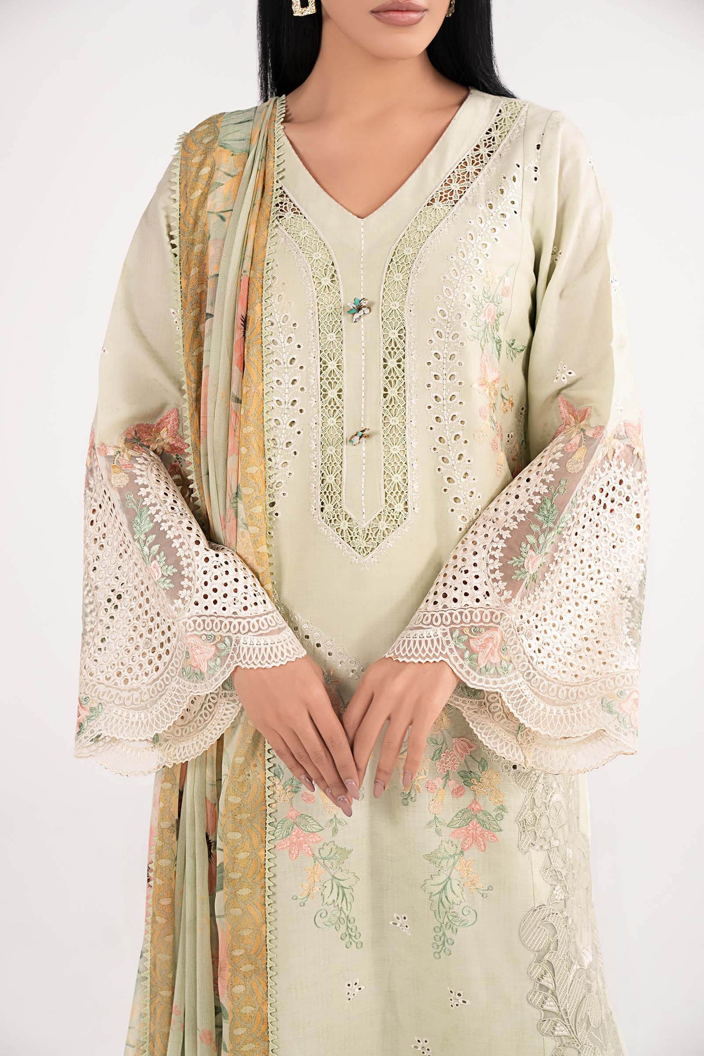 Maria B | Eid Collection Pret | DW-EF26-137 - Dress - available at Maria Faisal in UK and USA.