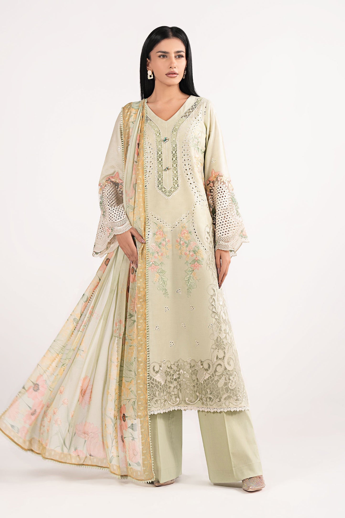 Maria B | Eid Collection Pret | DW-EF26-137 - Dress - available at Maria Faisal in UK and USA.