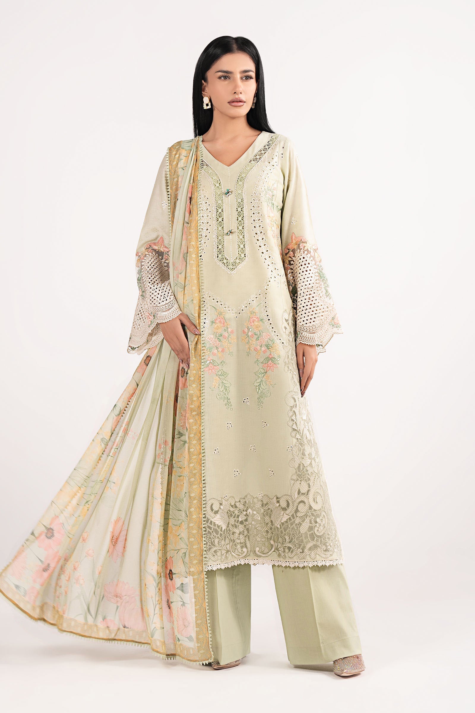 Maria B | Eid Collection Pret | DW-EF26-137 - Dress - available at Maria Faisal in UK and USA.
