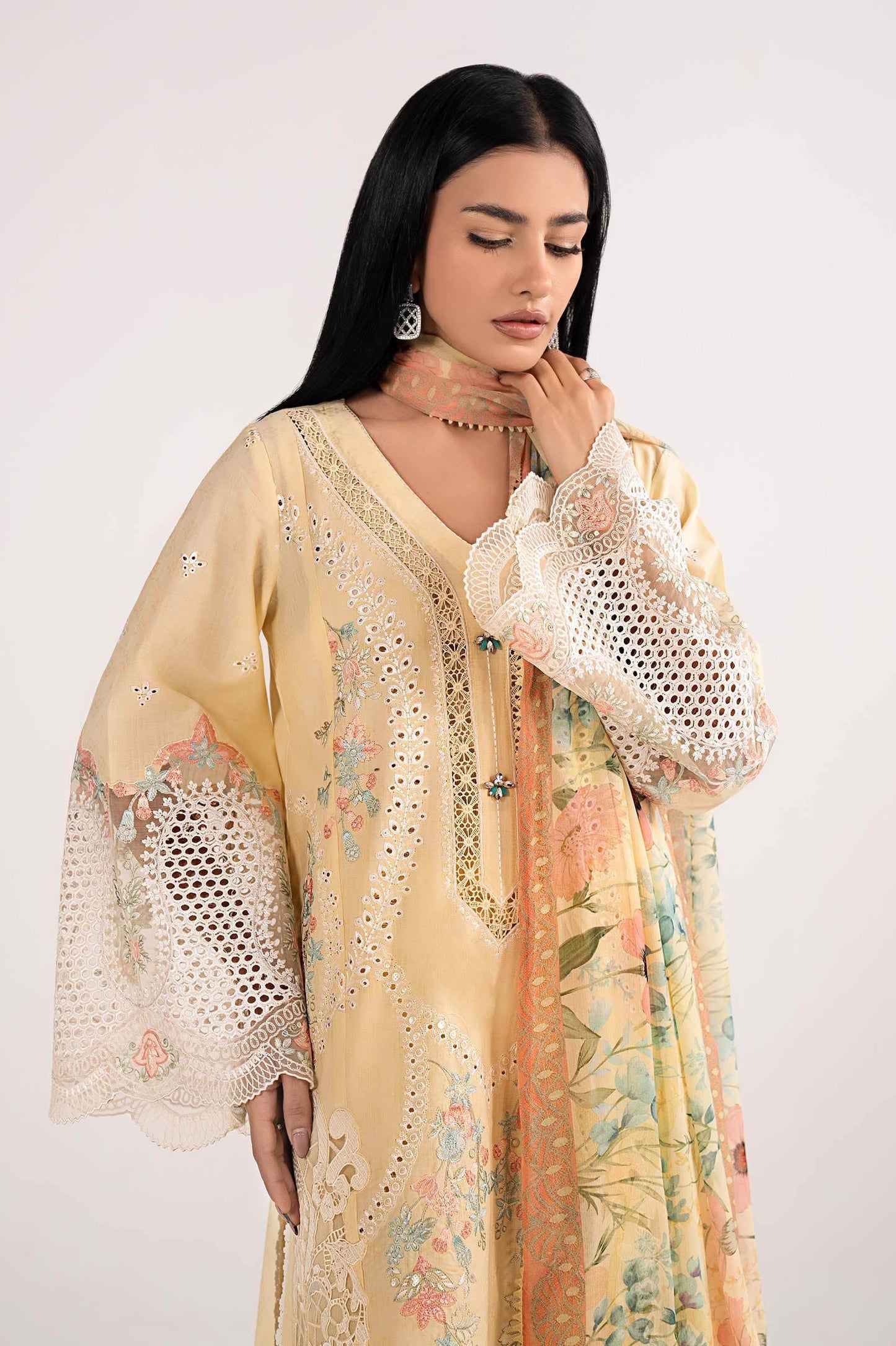 Maria B | Eid Collection Pret | DW-EF26-137 - Dress - available at Maria Faisal in UK and USA.