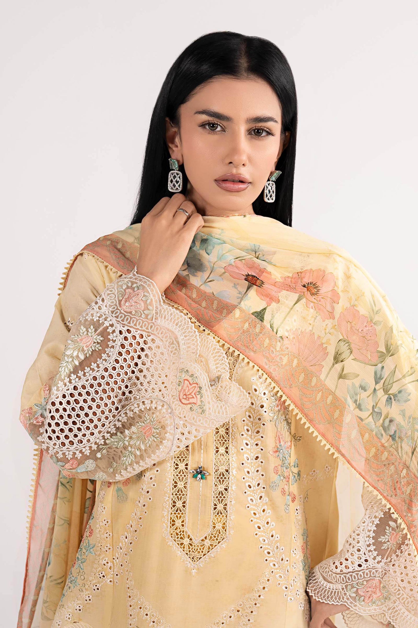 Maria B | Eid Collection Pret | DW-EF26-137 - Dress - available at Maria Faisal in UK and USA.