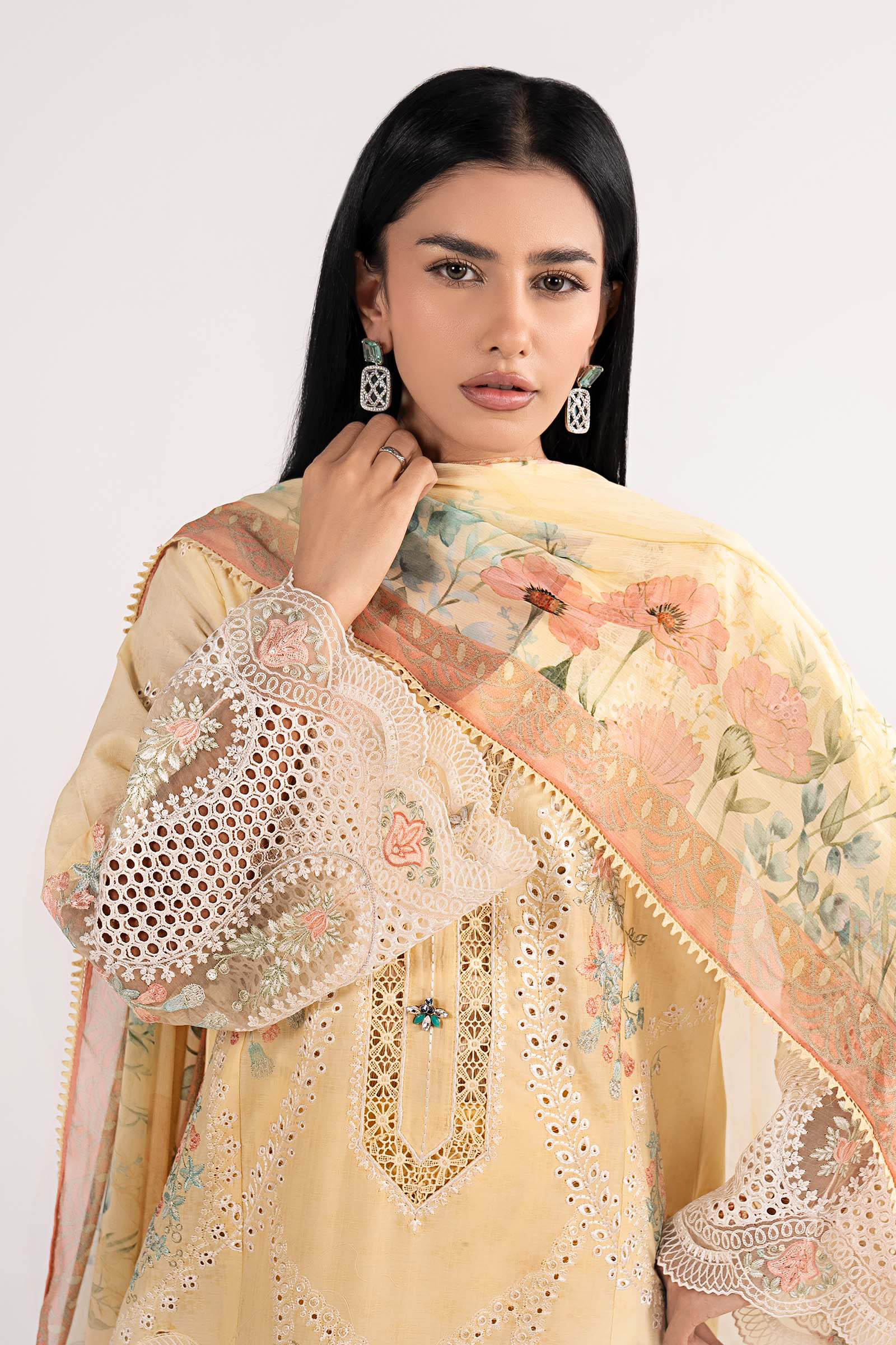 Maria B | Eid Collection Pret | DW-EF26-137 - Dress - available at Maria Faisal in UK and USA.