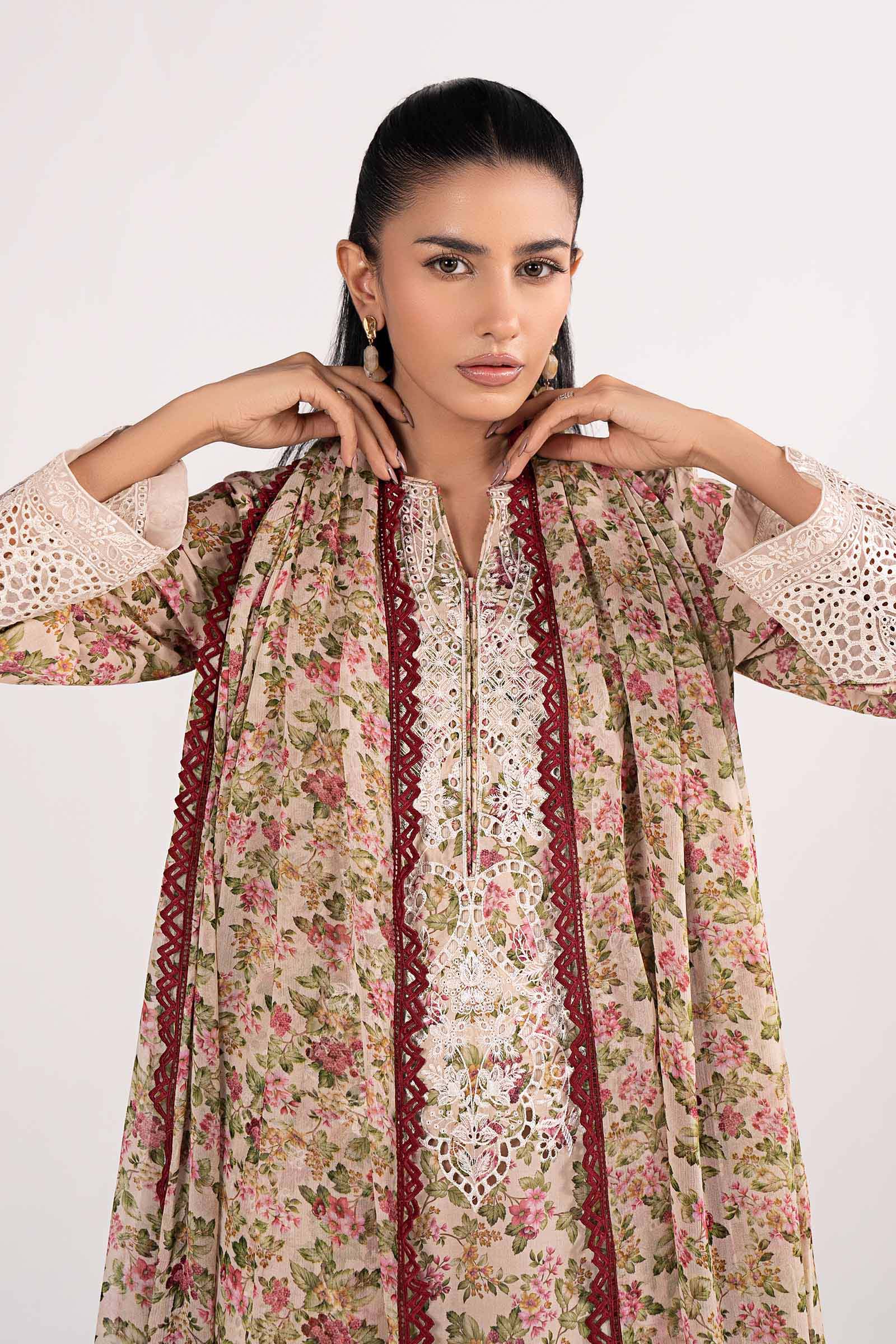 Maria B | Eid Collection Pret | DW-EF26-140 - Dress - available at Maria Faisal in UK and USA.
