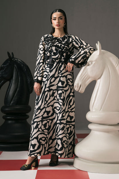 Maria B | Eid Collection 2026 | Dw-Ef26-14 Black - Luxury Dress - available at Maria Faisal in UK and USA.