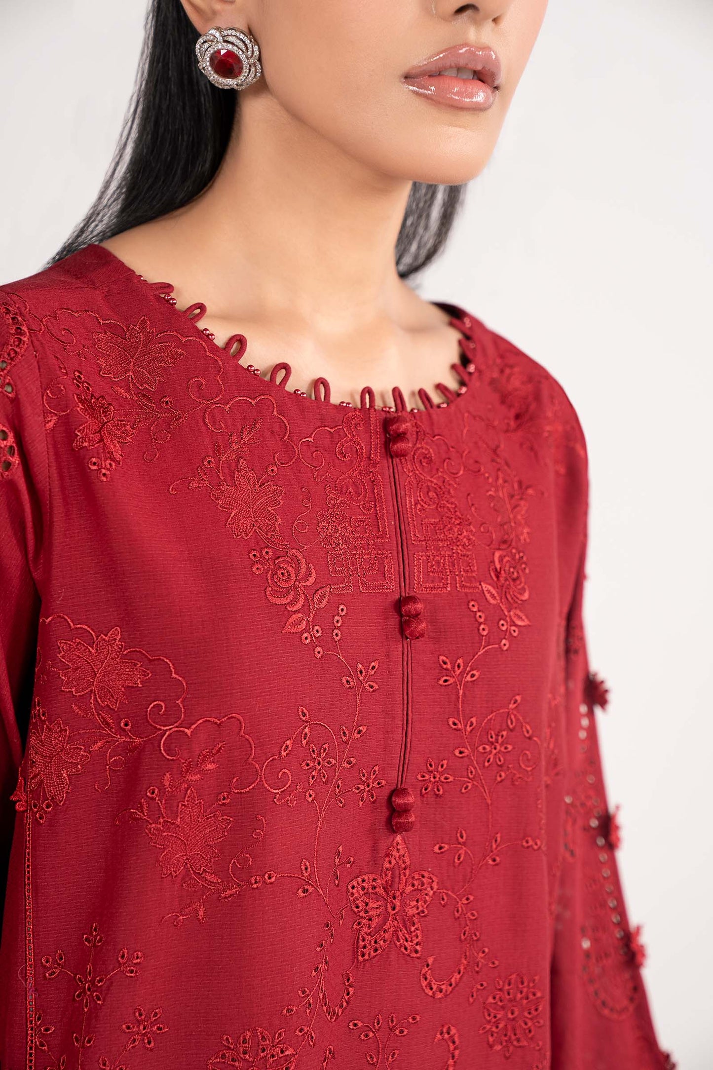 Maria B | Eid Collection Pret | DW-EF26-151 - Dress - available at Maria Faisal in UK and USA.