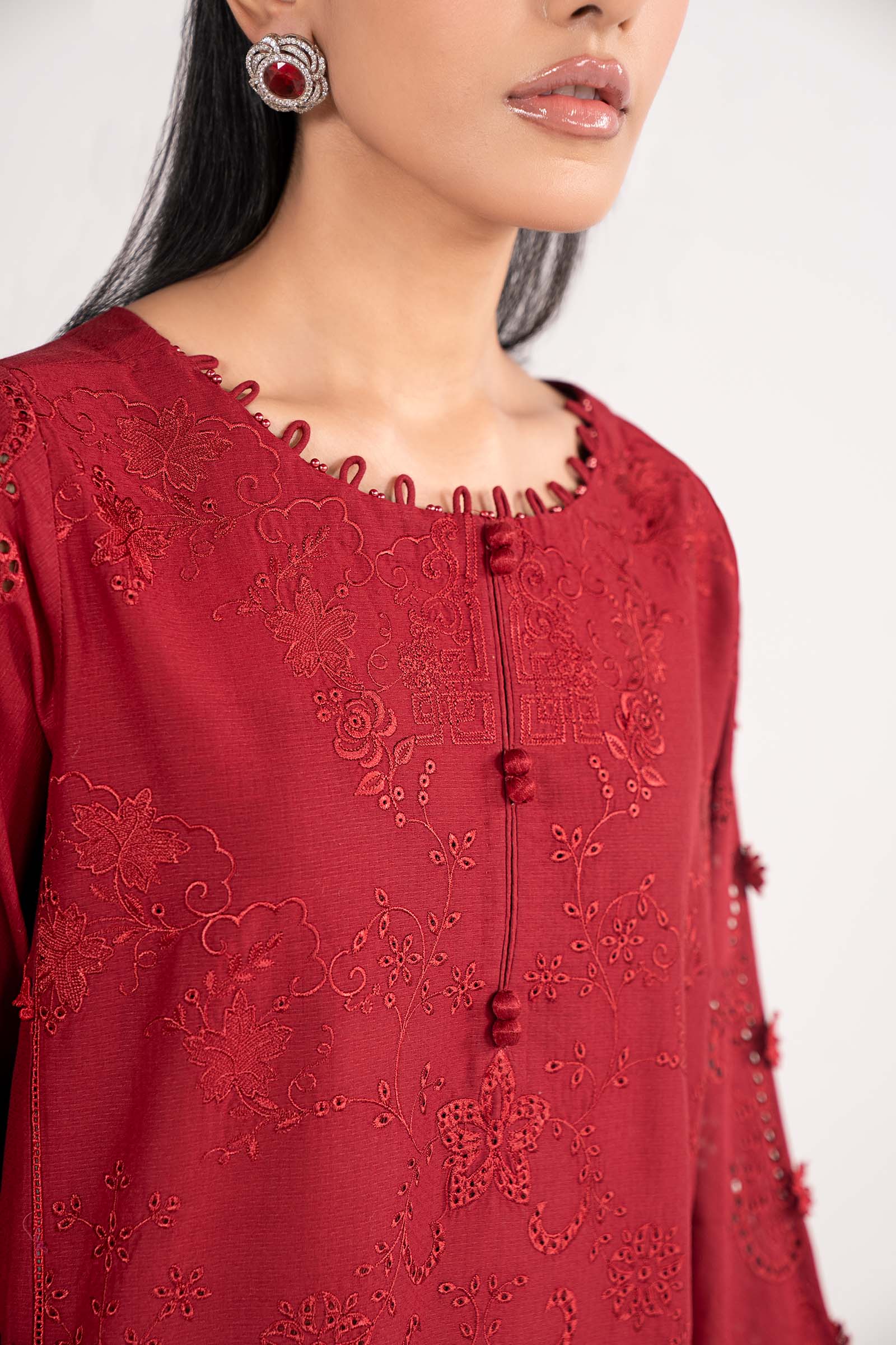 Maria B | Eid Collection Pret | DW-EF26-151 - Dress - available at Maria Faisal in UK and USA.