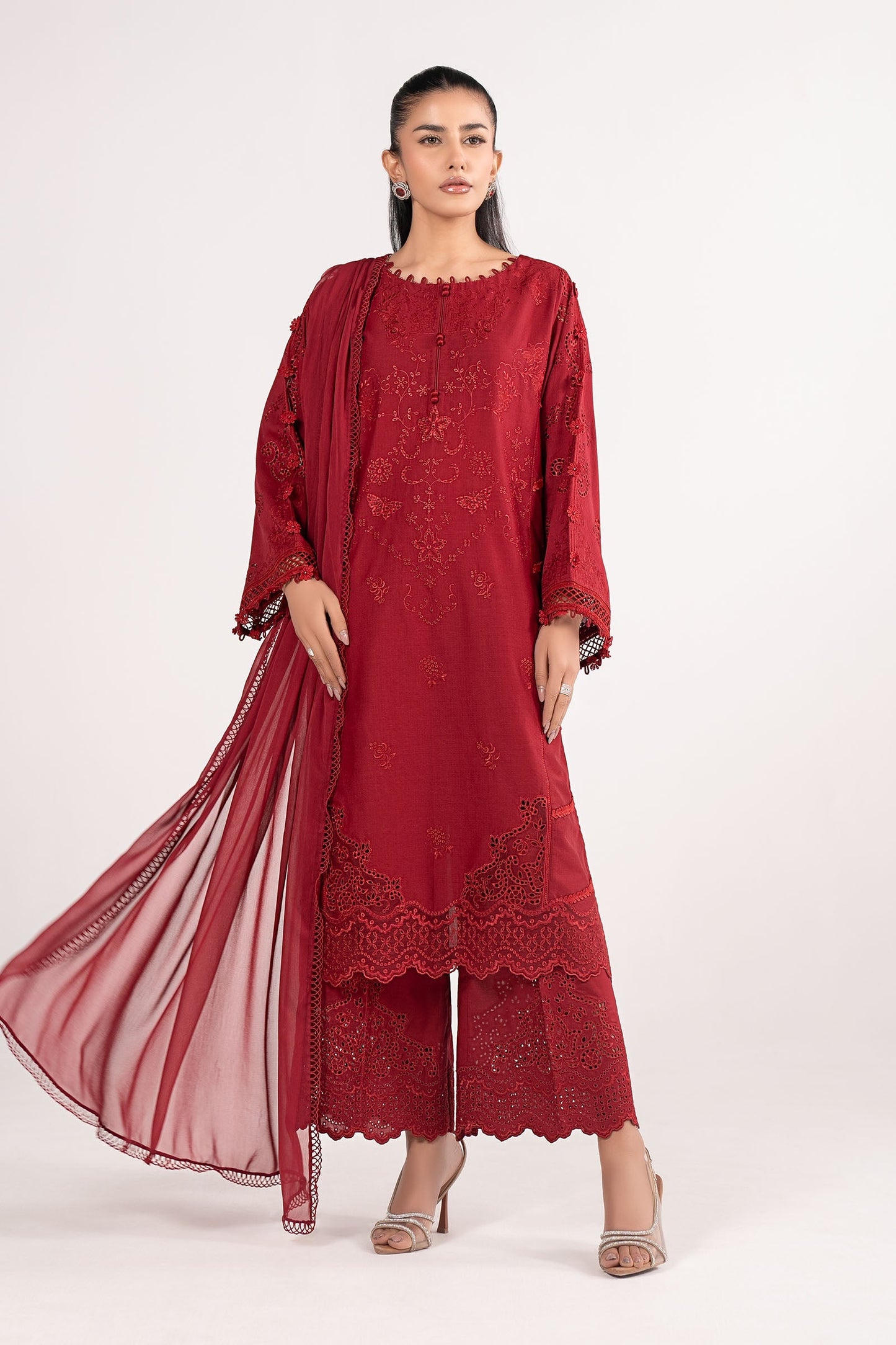 Maria B | Eid Collection Pret | DW-EF26-151 - Dress - available at Maria Faisal in UK and USA.