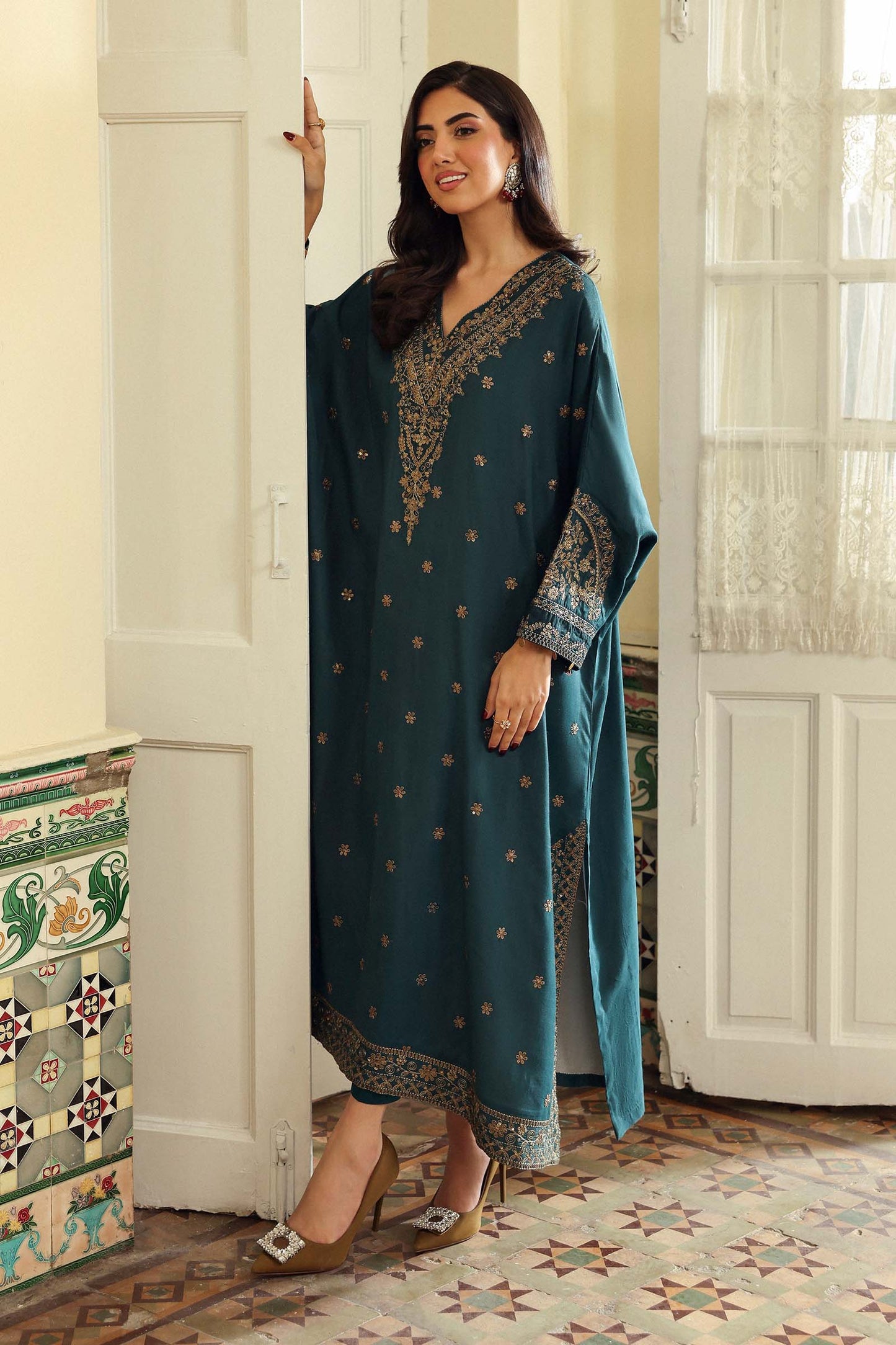 Maria B | Eid Collection Pret | DW-EF26-185 - Dress - available at Maria Faisal in UK and USA.
