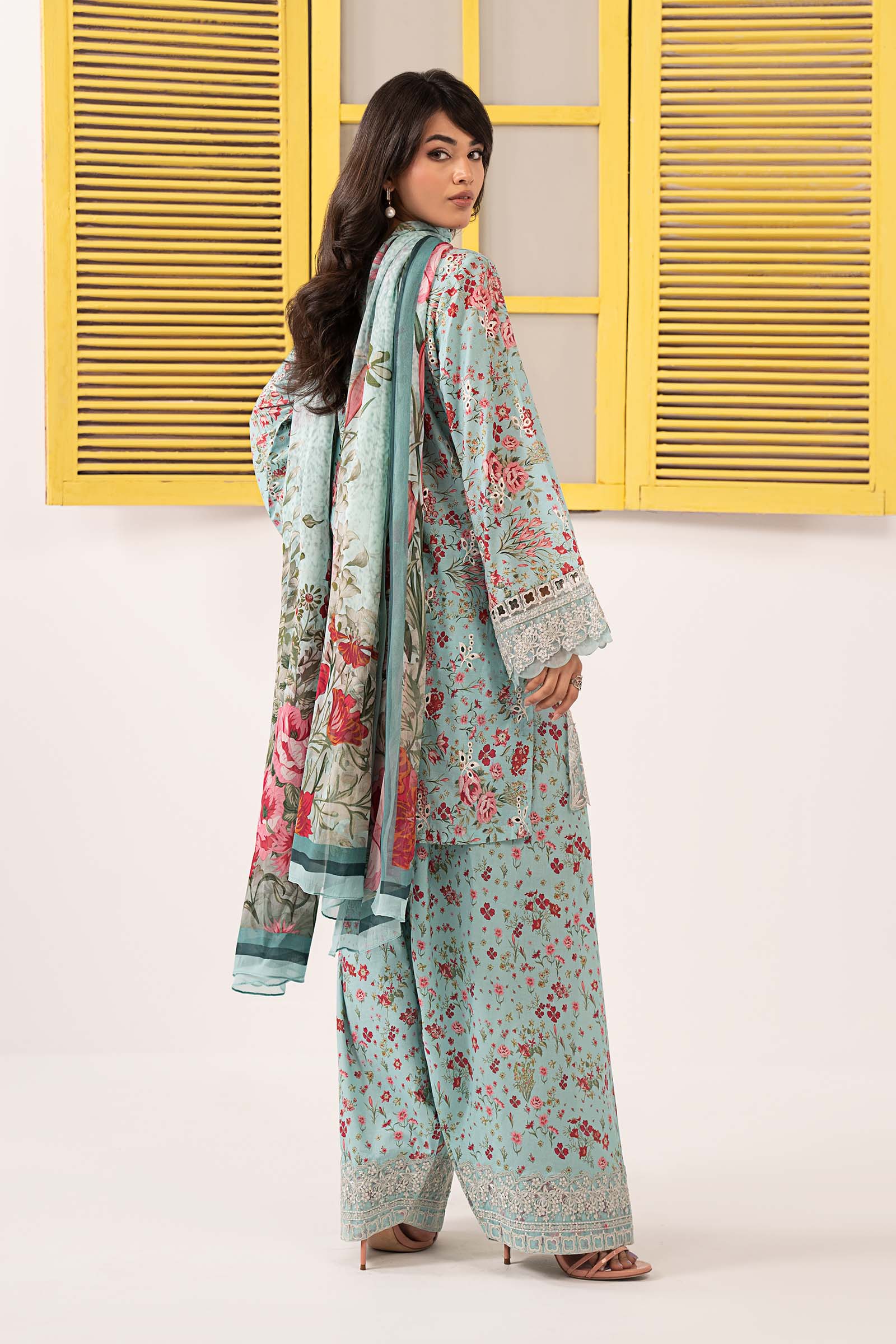 Maria B | Eid Festive Pret | DW-EF26-19 - Luxury Dress - available at Maria Faisal in UK and USA.
