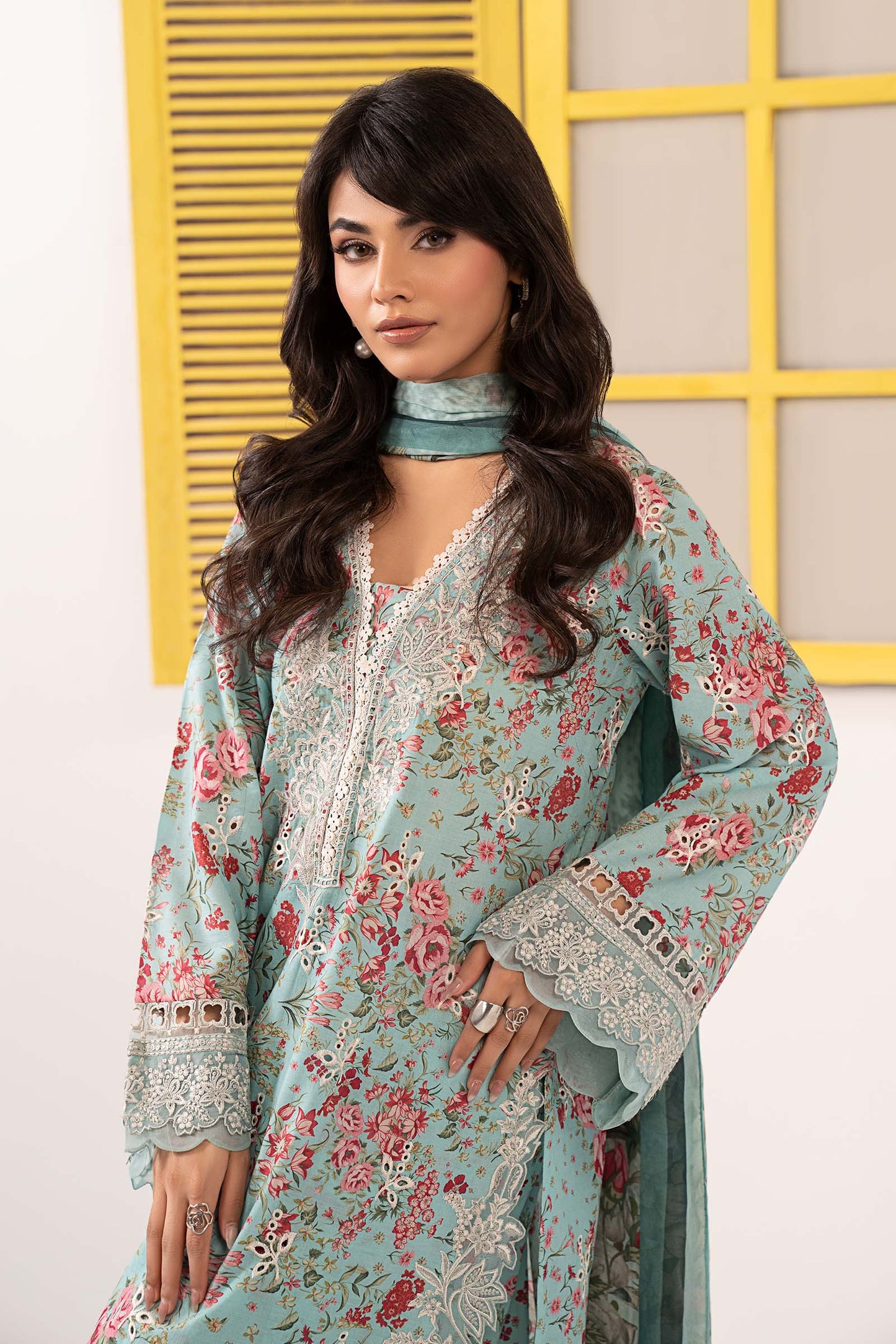 Maria B | Eid Festive Pret | DW-EF26-19 - Luxury Dress - available at Maria Faisal in UK and USA.