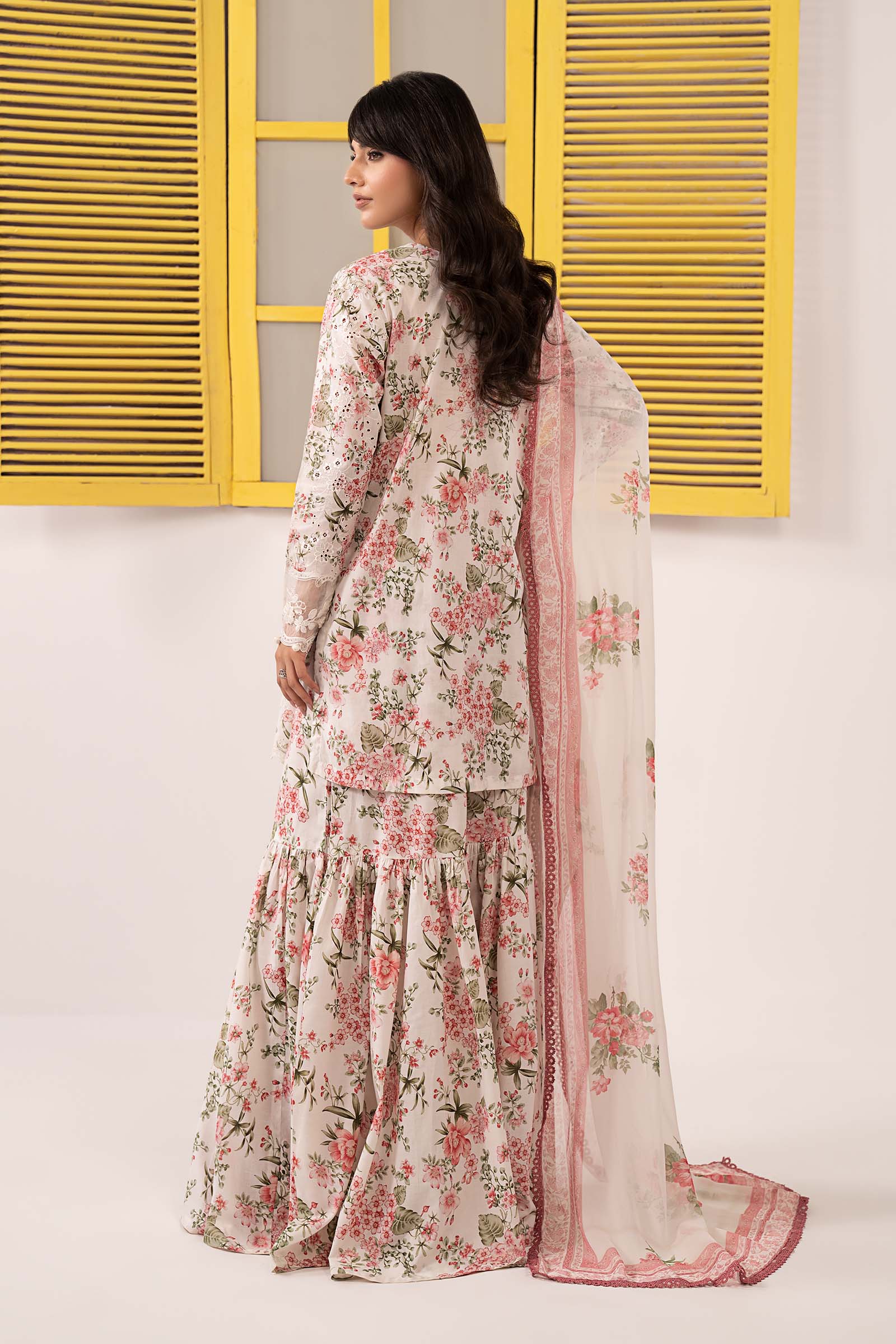 Maria B | Eid Festive Pret | DW-EF26-201 - Luxury Dress - available at Maria Faisal in UK and USA.