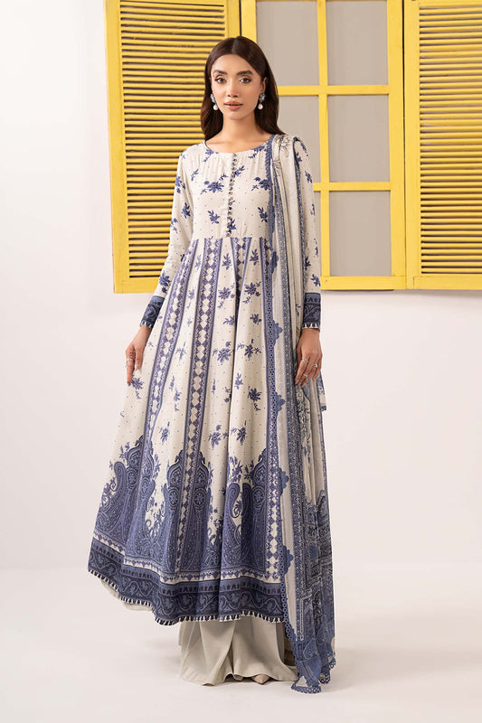 Maria B | Eid Collection 2026 | Dw-Ef26-206 Beige - Luxury Dress - available at Maria Faisal in UK and USA.