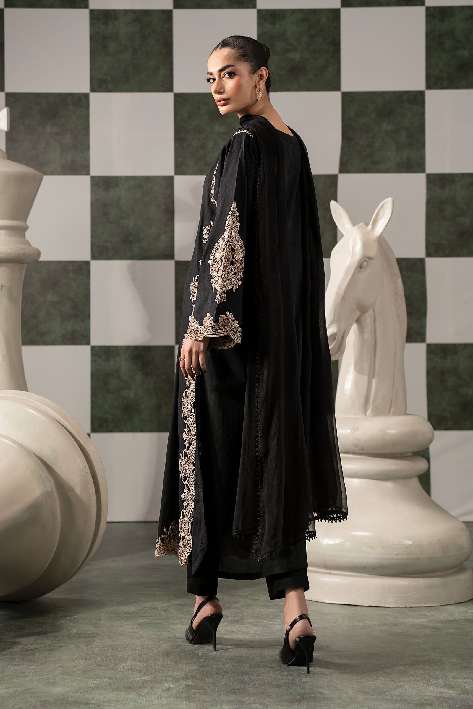 Maria B | Eid Festive Pret | DW-EF26-20 - Luxury Dress - available at Maria Faisal in UK and USA.