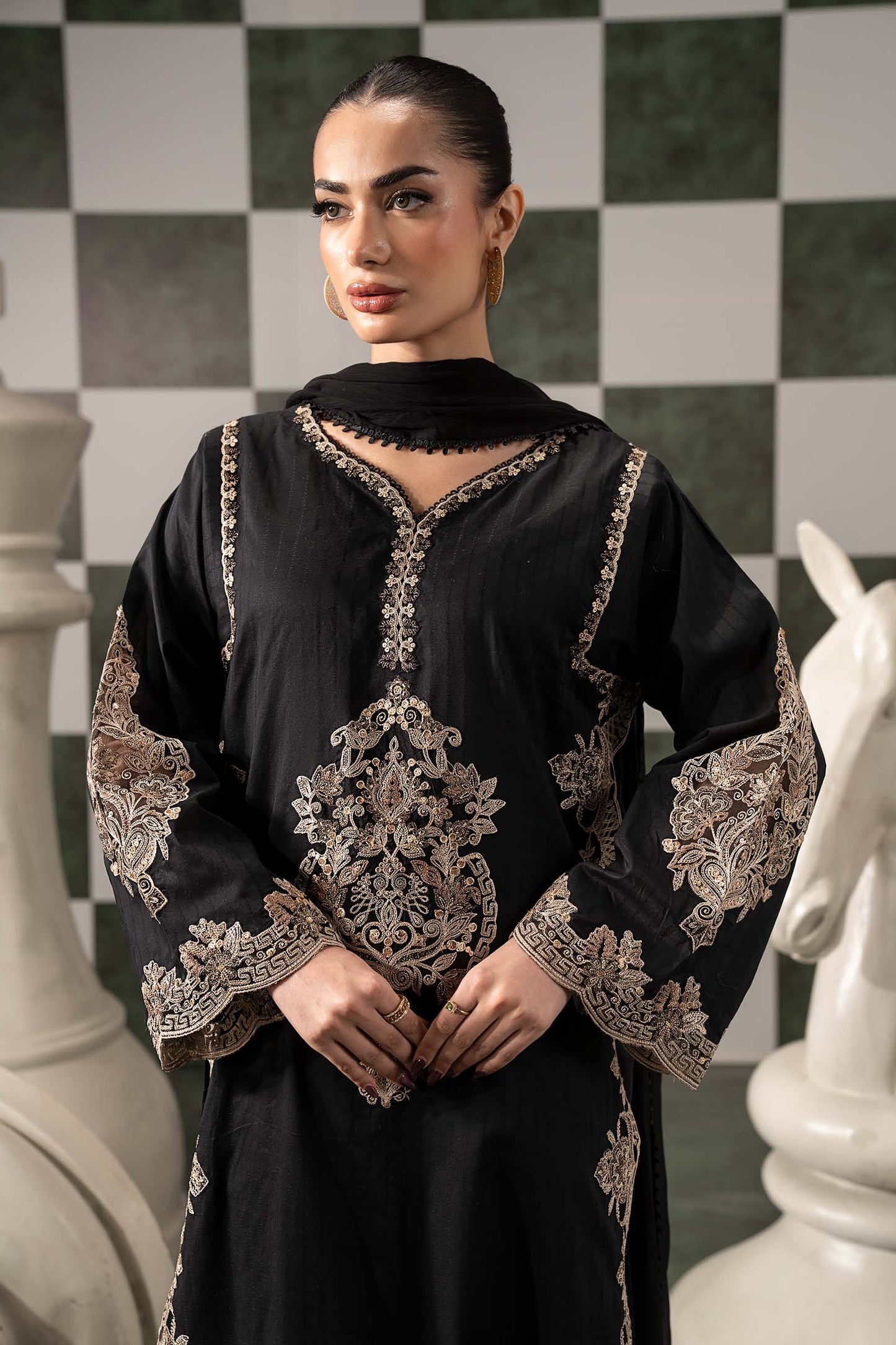 Maria B | Eid Festive Pret | DW-EF26-20 - Luxury Dress - available at Maria Faisal in UK and USA.