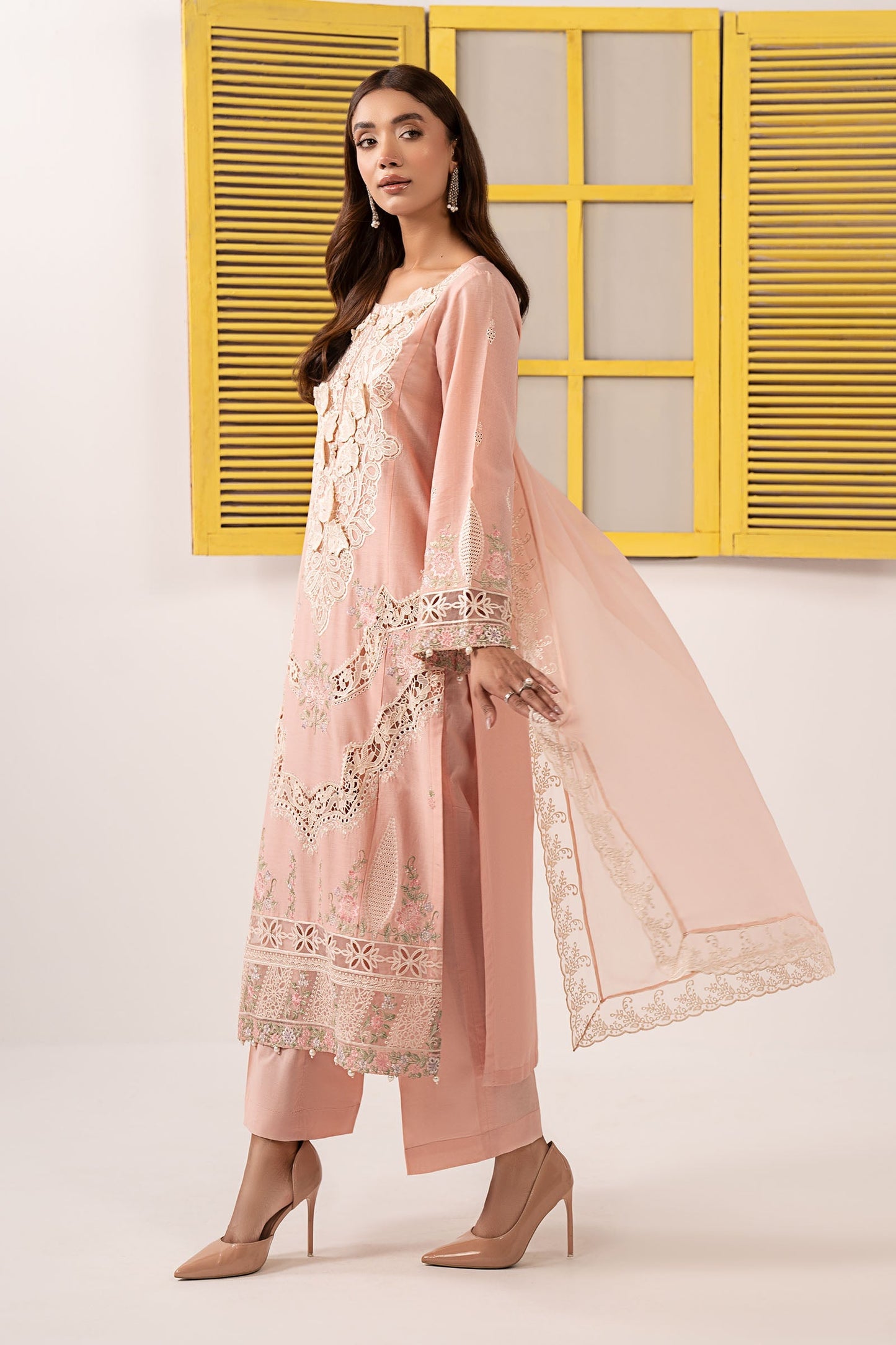 Maria B | Eid Collection Pret | DW-EF26-27 - Dress - available at Maria Faisal in UK and USA.