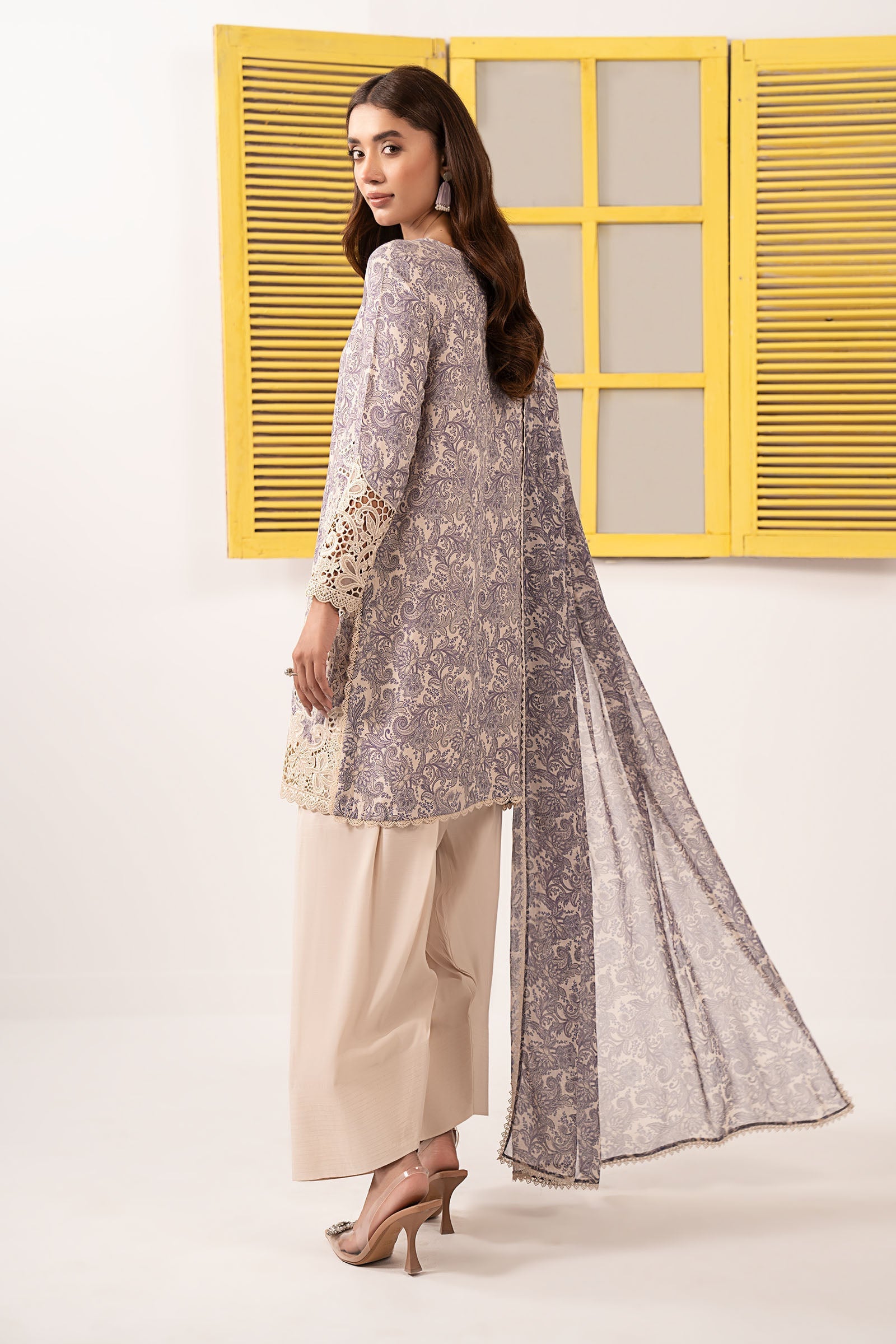 Maria B | Eid Festive Pret | DW-EF26-38 - Luxury Dress - available at Maria Faisal in UK and USA.