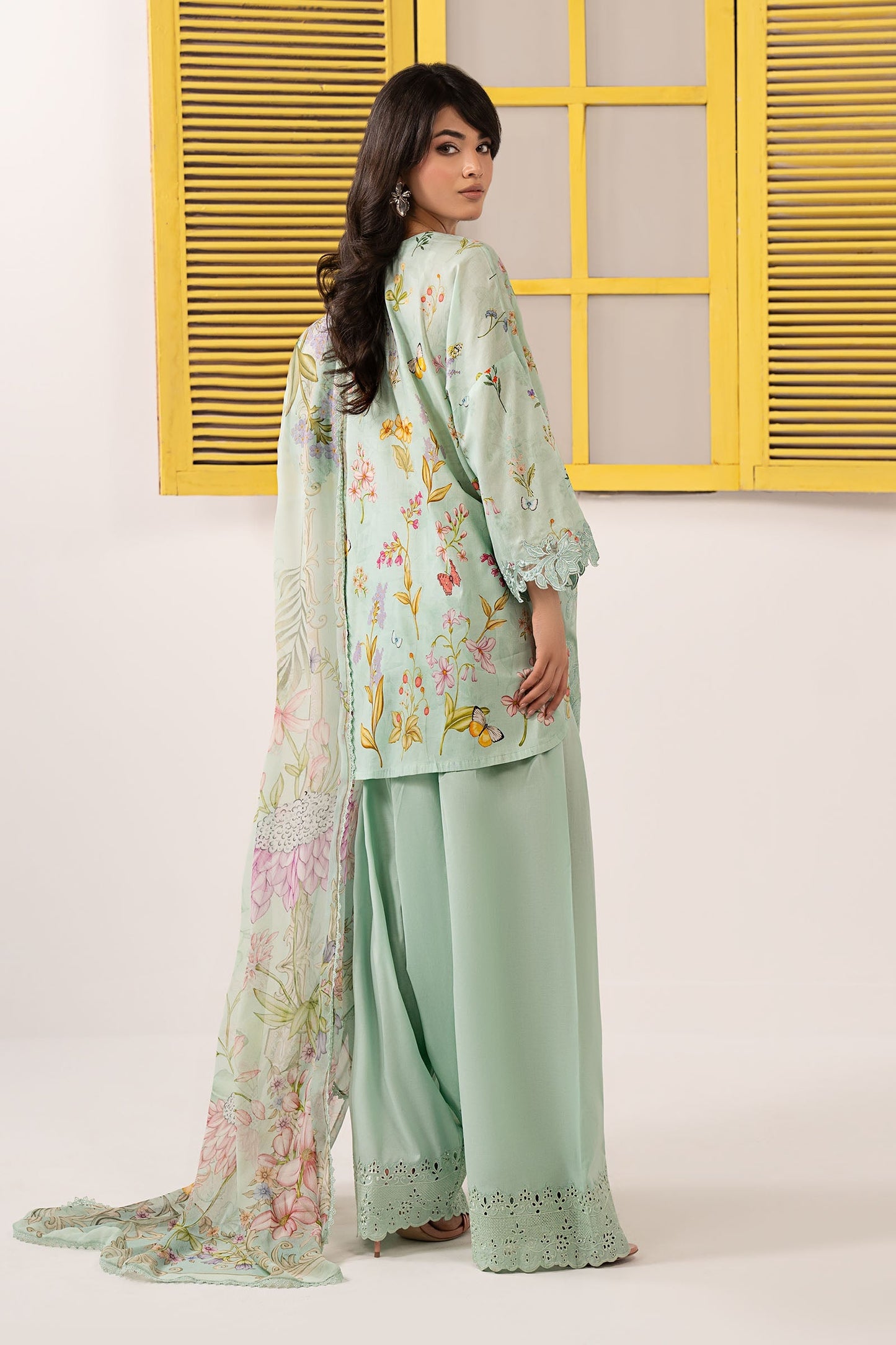 Maria B | Eid Festive Pret | DW-EF26-49 - Luxury Dress - available at Maria Faisal in UK and USA.