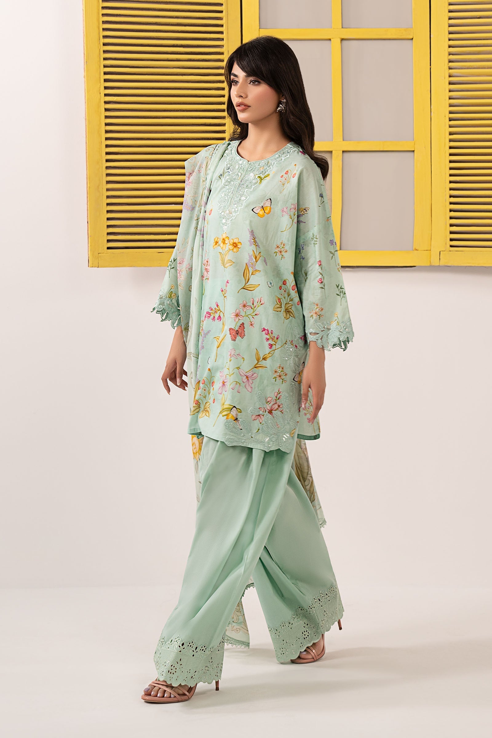 Maria B | Eid Festive Pret | DW-EF26-49 - Luxury Dress - available at Maria Faisal in UK and USA.