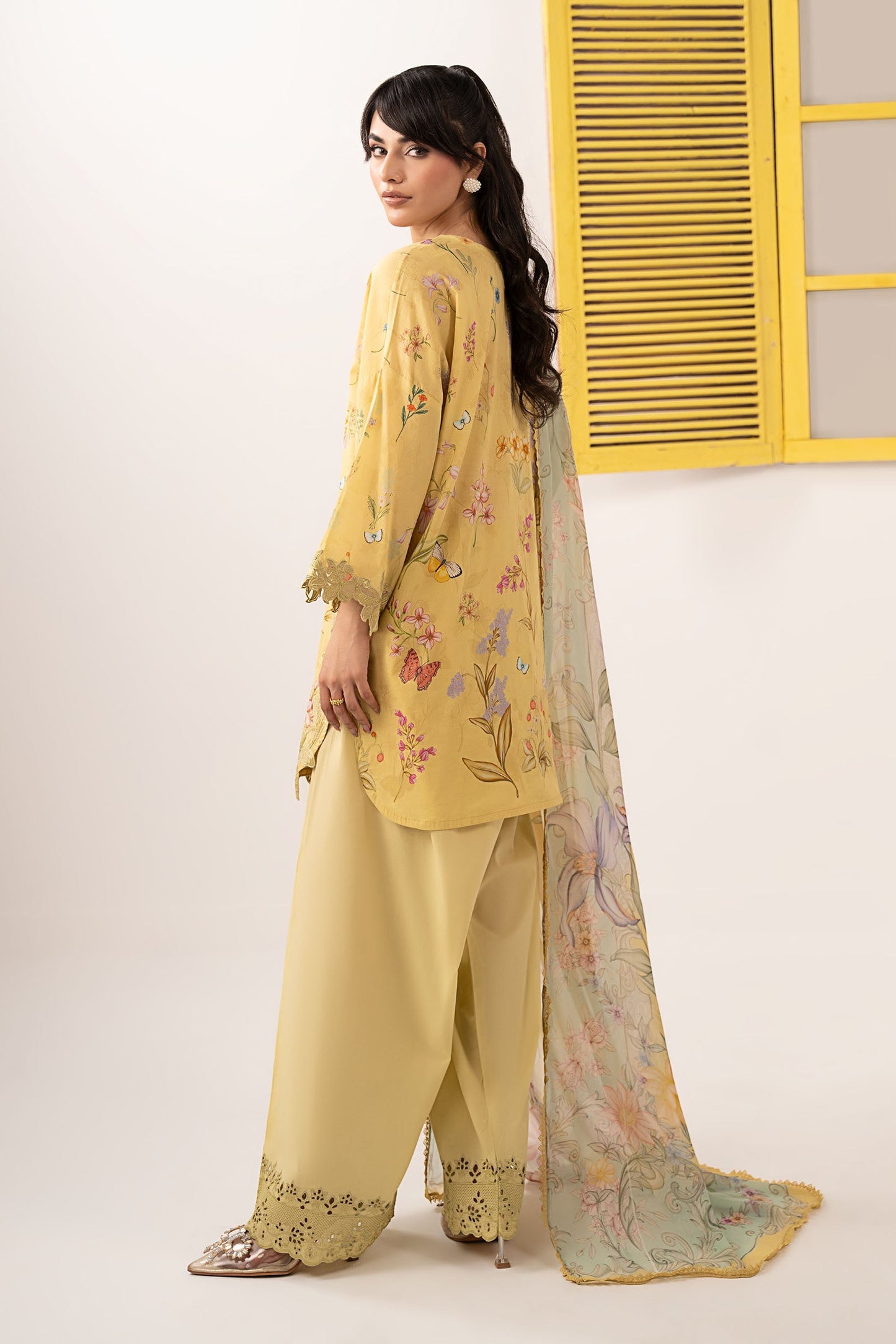 Maria B | Eid Festive Pret | DW-EF26-49 - Luxury Dress - available at Maria Faisal in UK and USA.