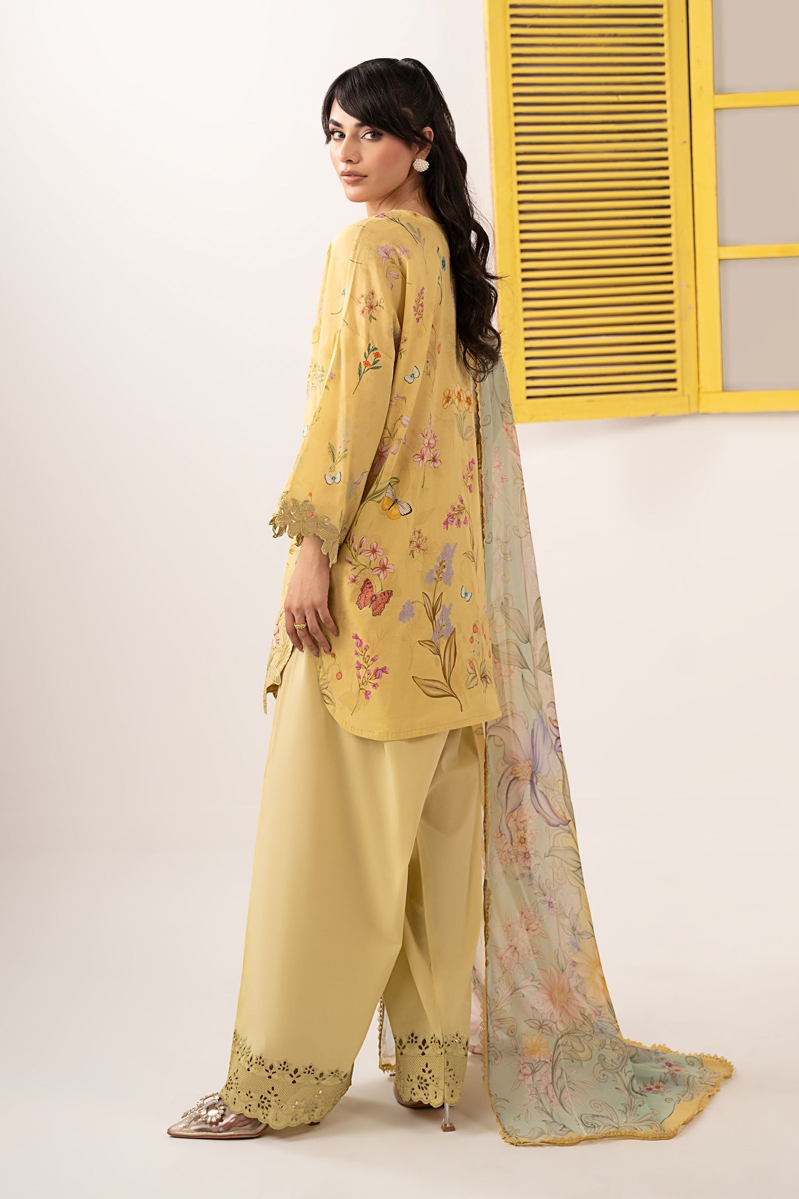 Maria B | Eid Festive Pret | DW-EF26-49 - Luxury Dress - available at Maria Faisal in UK and USA.
