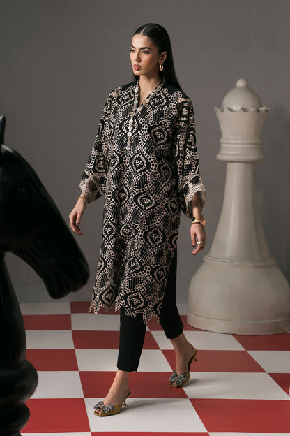 Maria B | Eid Collection 2026 | Dw-Ef26-50 Black - Luxury Dress - available at Maria Faisal in UK and USA.