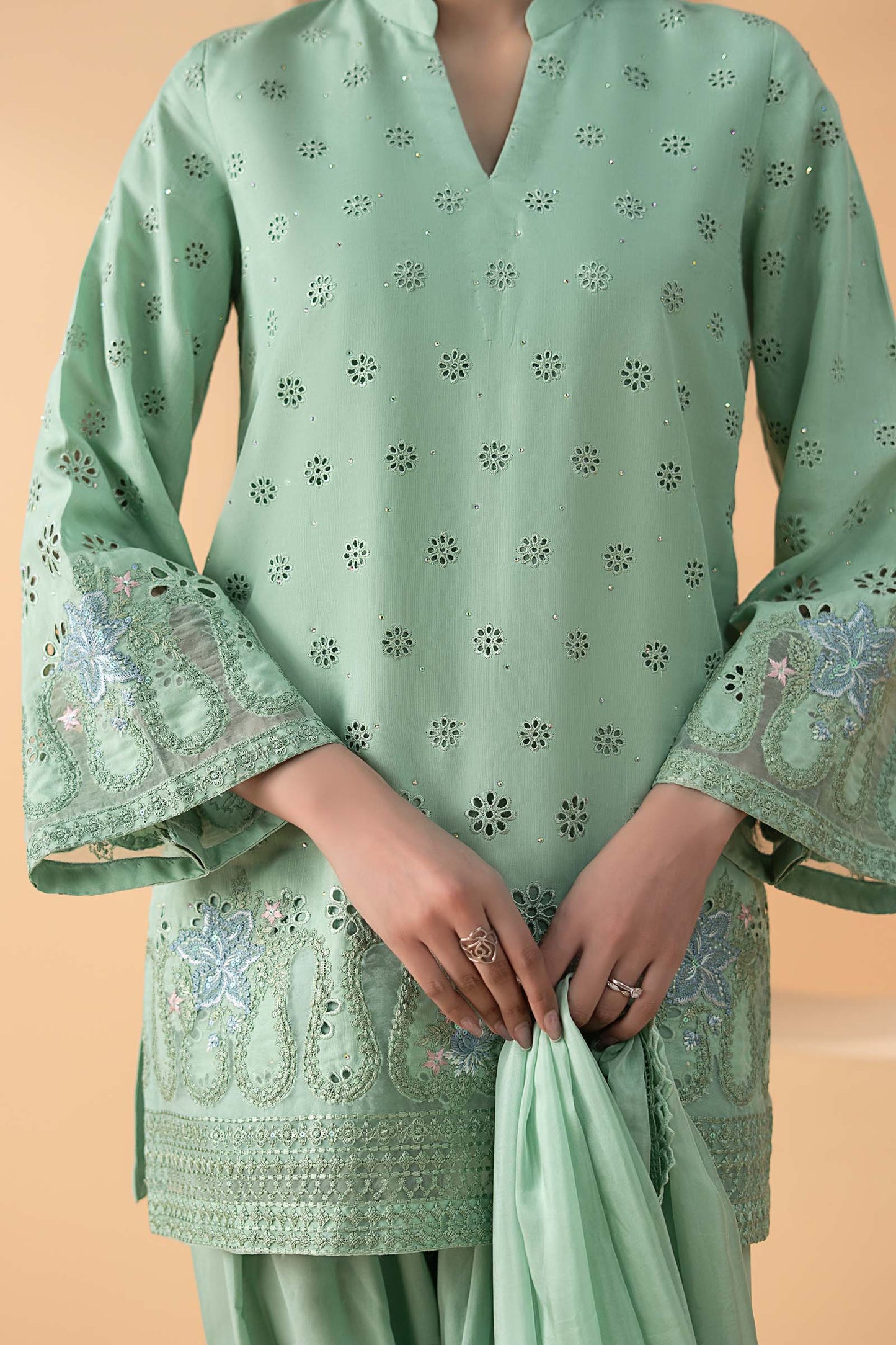 Maria B | Eid Collection Pret | DW-EF26-51 - Dress - available at Maria Faisal in UK and USA.