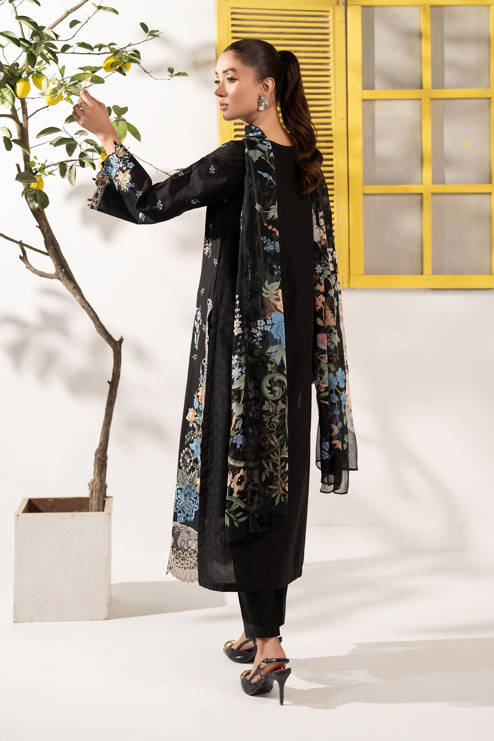 Maria B | Eid Festive Pret | DW-EF26-52 - Luxury Dress - available at Maria Faisal in UK and USA.