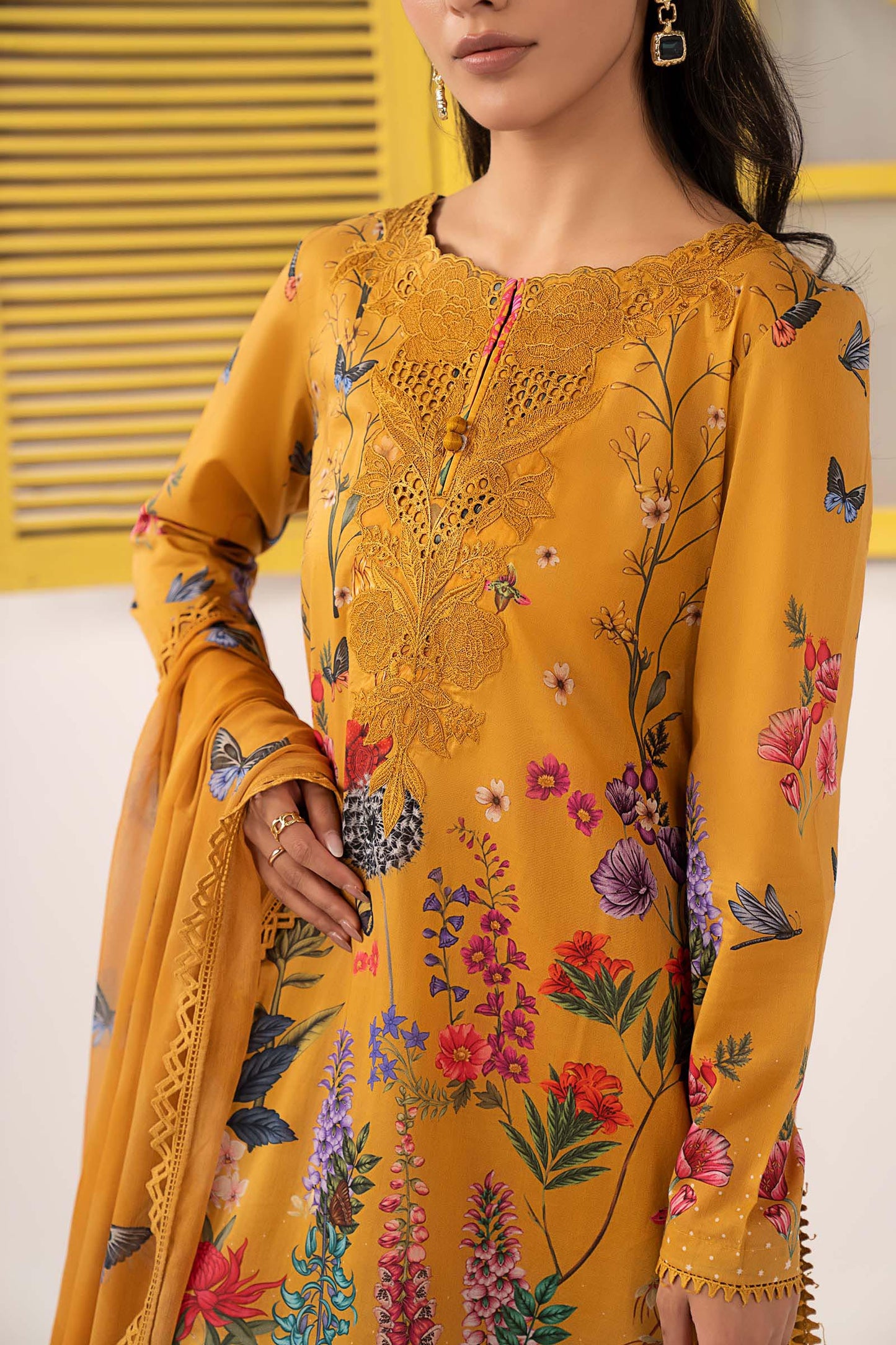 Maria B | Eid Collection Pret | DW-EF26-54 - Dress - available at Maria Faisal in UK and USA.