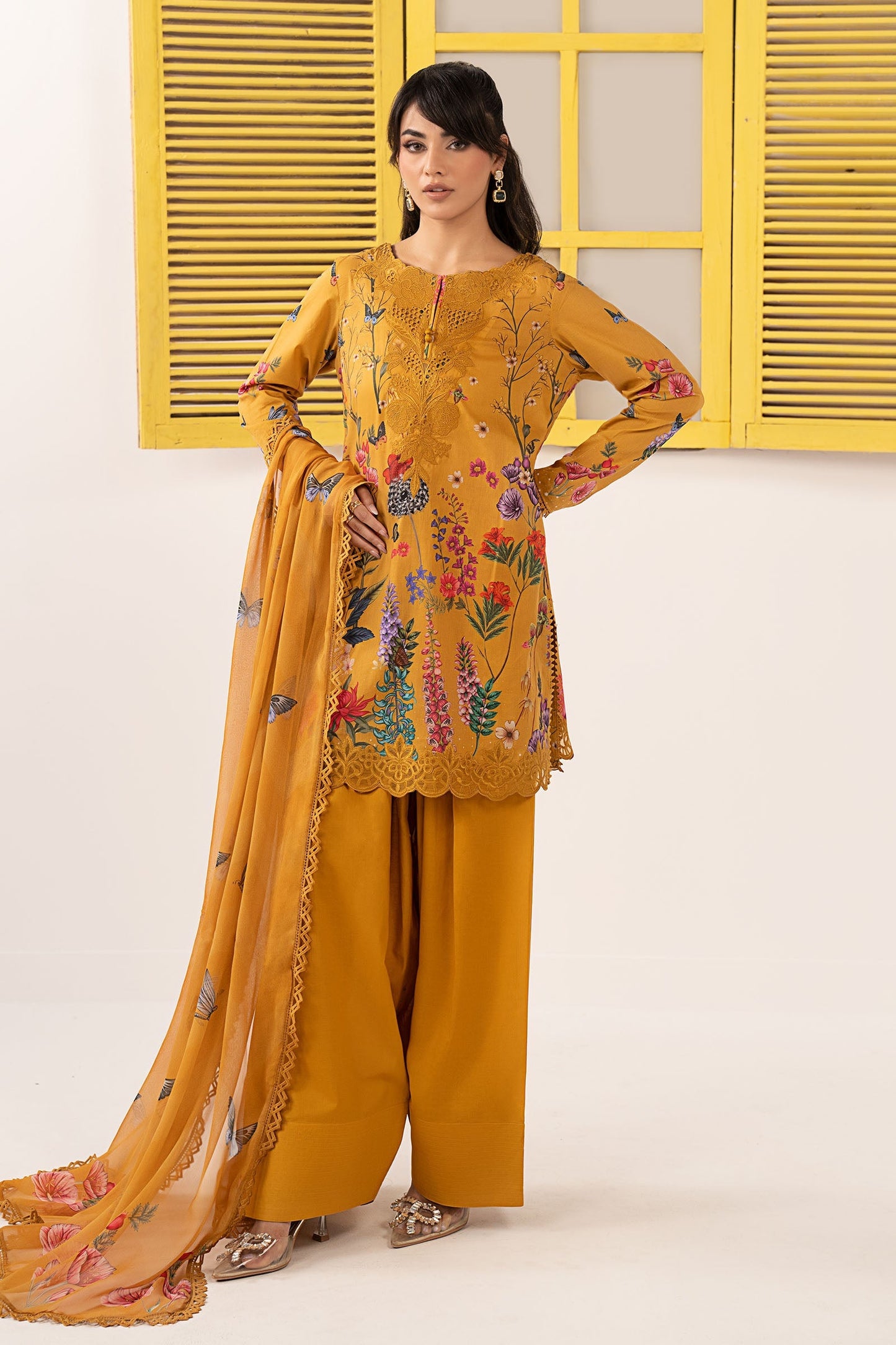 Maria B | Eid Collection Pret | DW-EF26-54 - Dress - available at Maria Faisal in UK and USA.