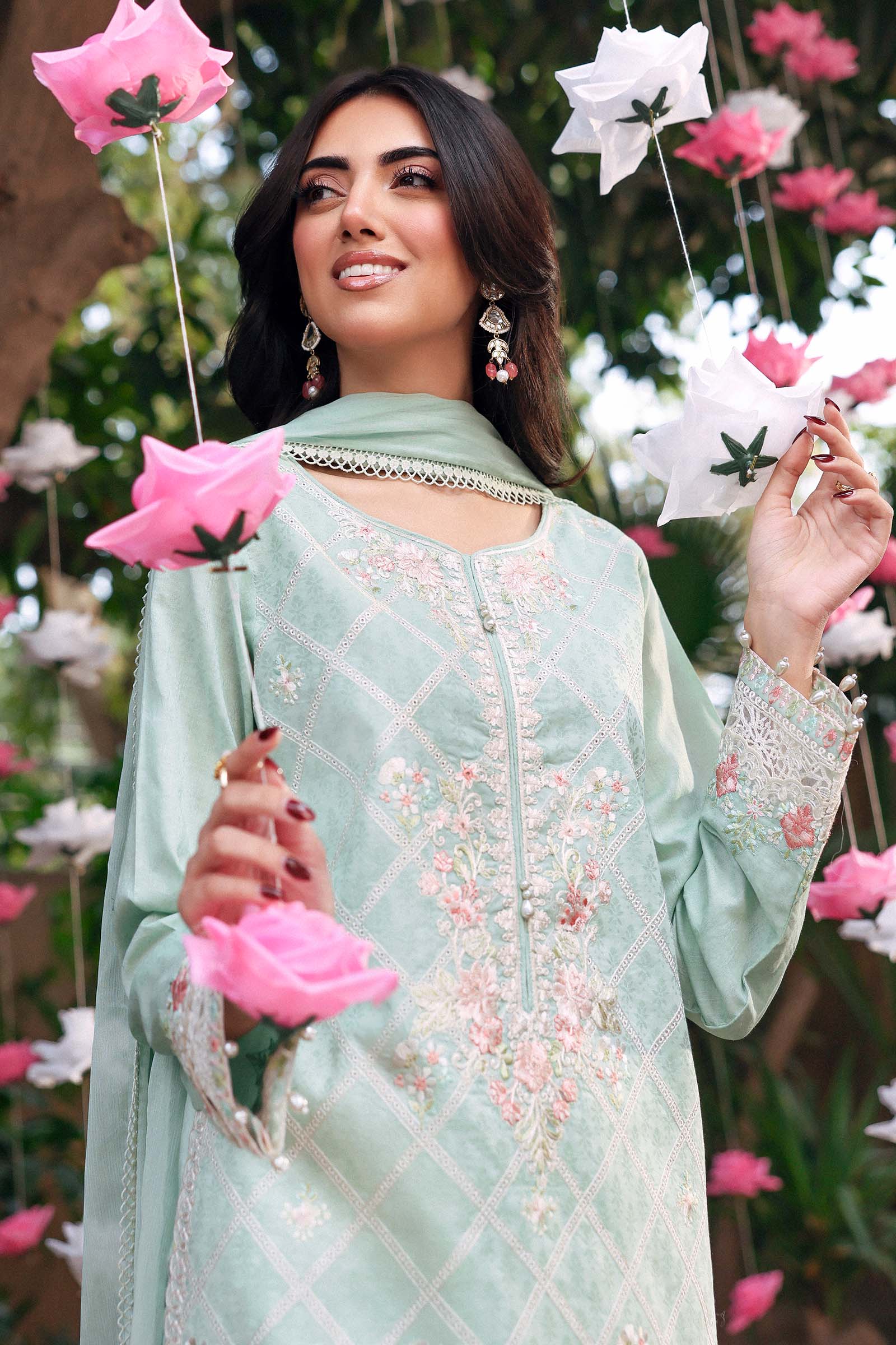 Maria B | Eid Collection Pret | DW-EF26-57 - Dress - available at Maria Faisal in UK and USA.