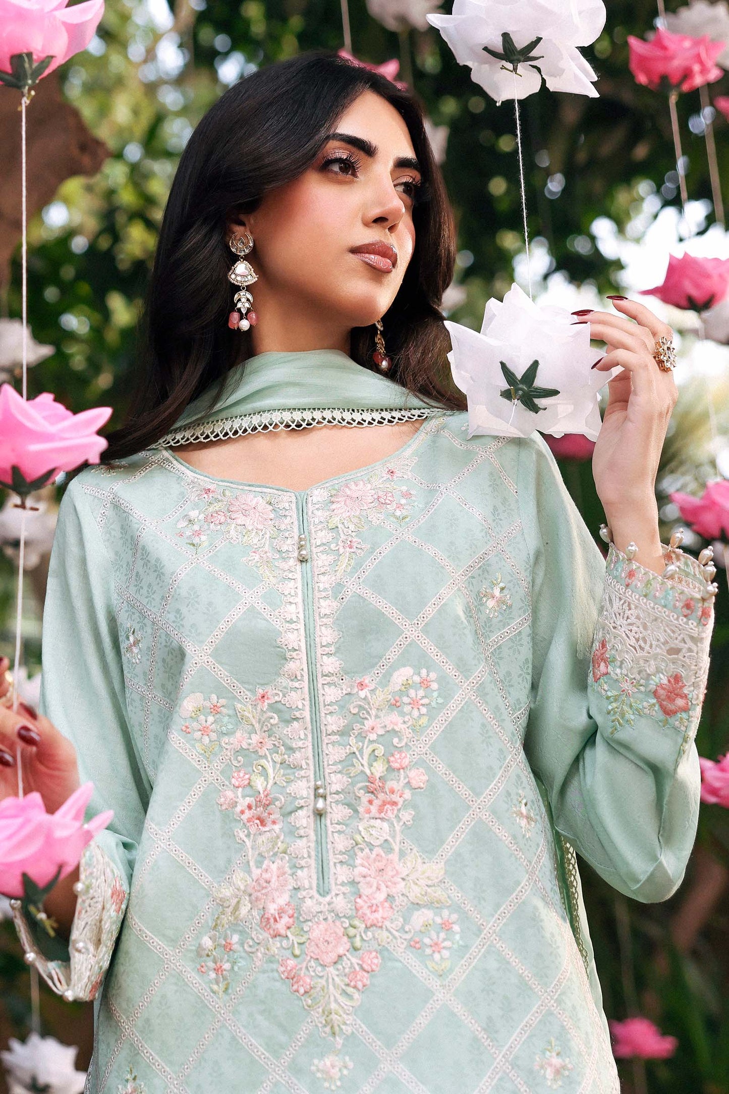 Maria B | Eid Collection Pret | DW-EF26-57 - Dress - available at Maria Faisal in UK and USA.