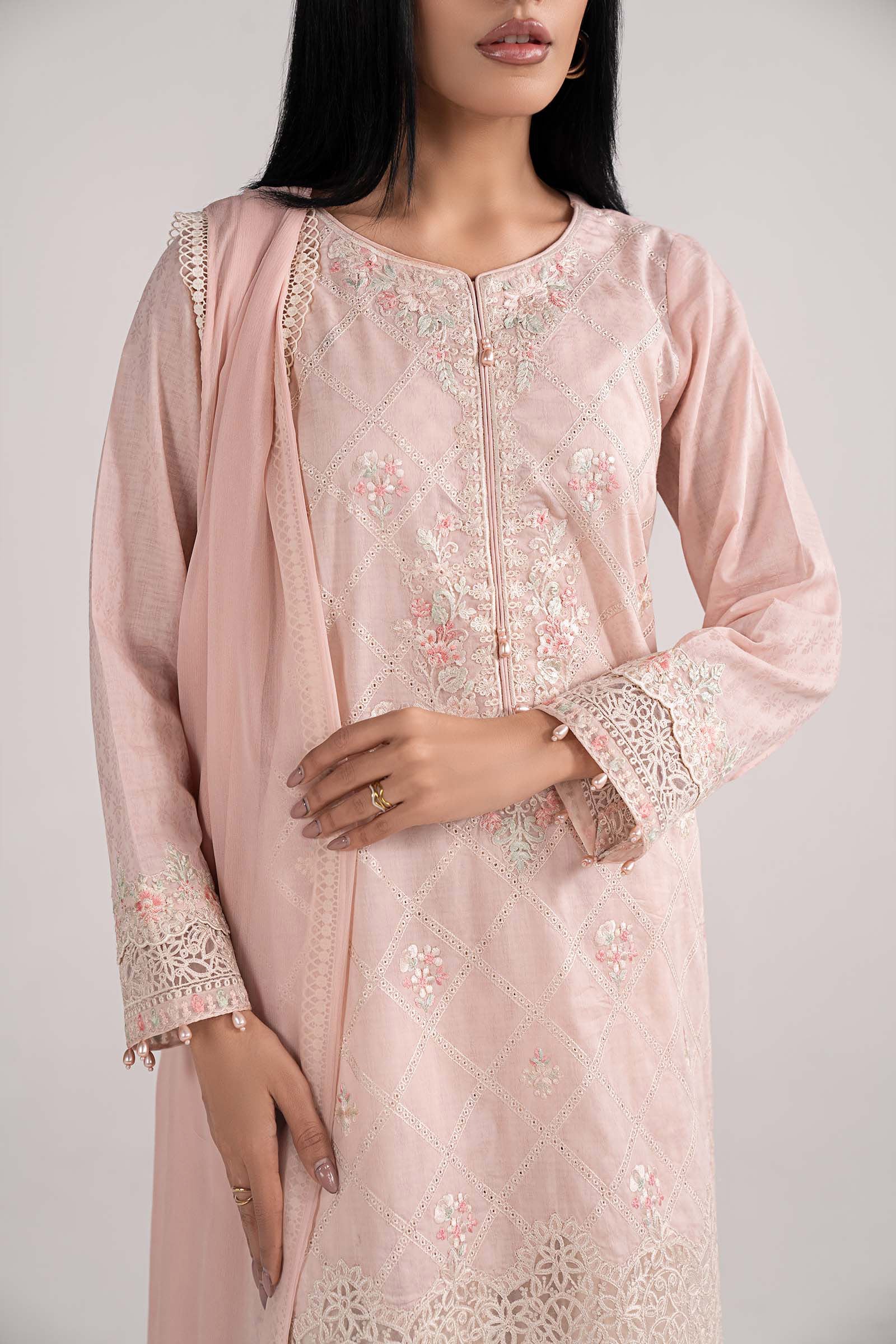 Maria B | Eid Collection Pret | DW-EF26-57 - Dress - available at Maria Faisal in UK and USA.