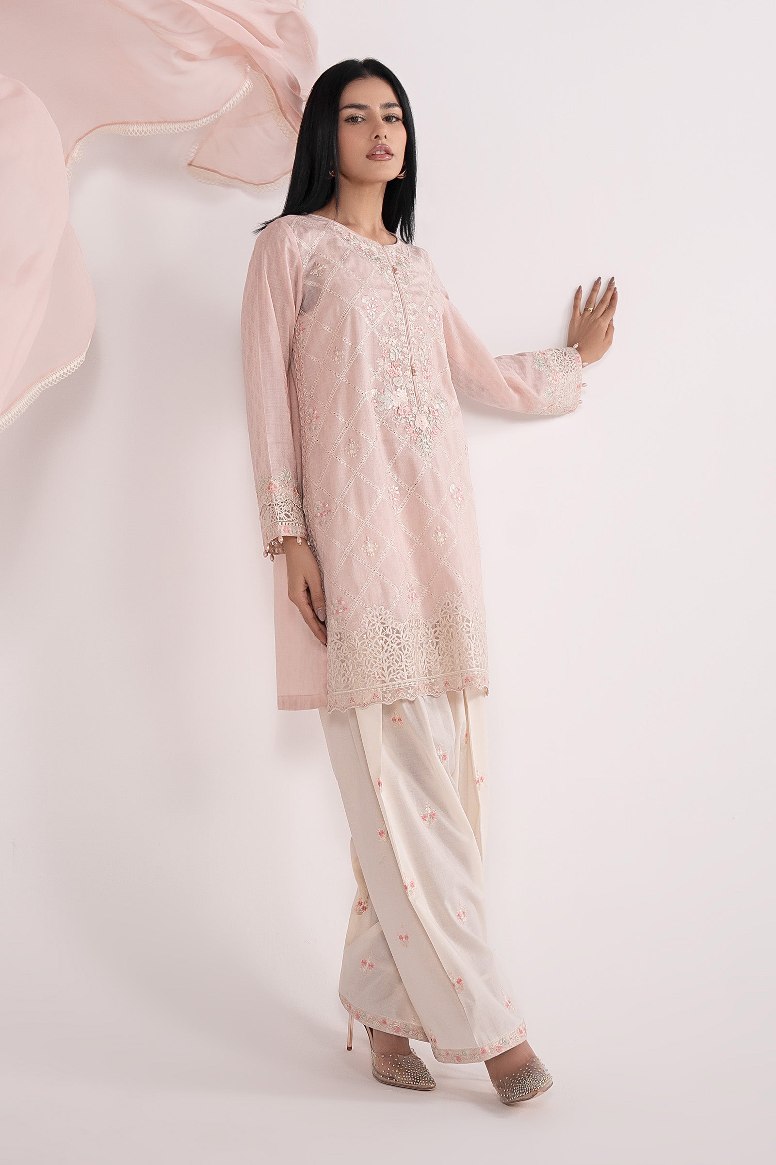 Maria B | Eid Collection Pret | DW-EF26-57 - Dress - available at Maria Faisal in UK and USA.