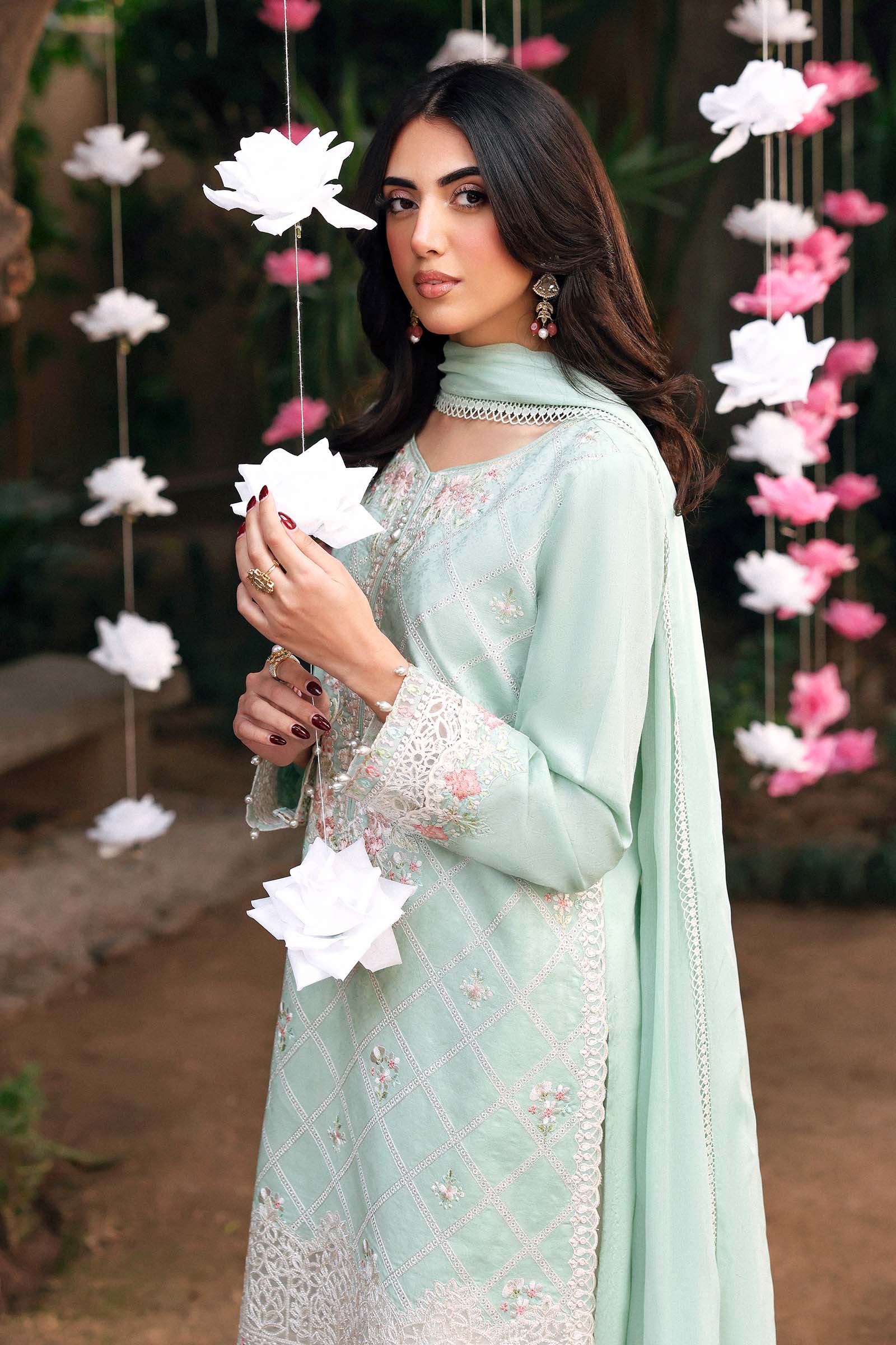 Maria B | Eid Collection Pret | DW-EF26-57 - Dress - available at Maria Faisal in UK and USA.