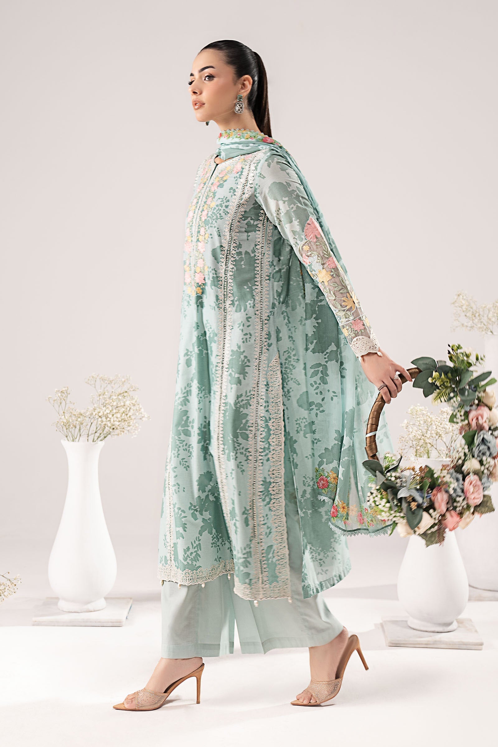 Maria B | Eid Collection Pret | DW-EF26-59 - Dress - available at Maria Faisal in UK and USA.