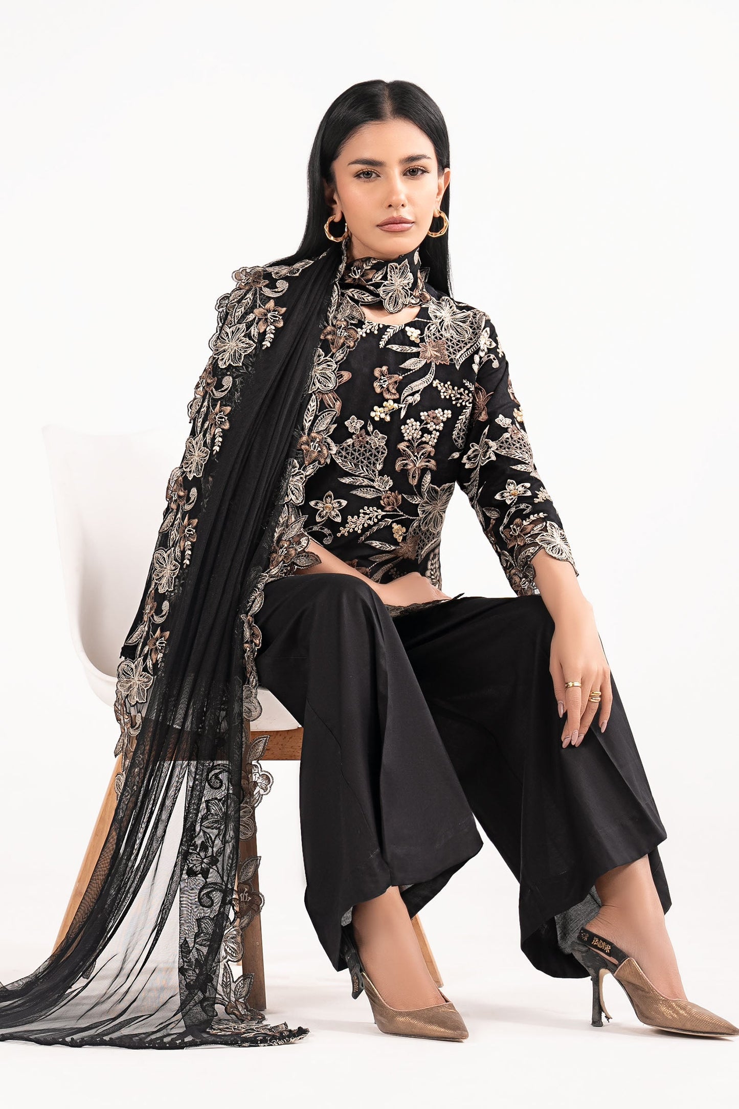 Maria B | Eid Collection Pret | DW-EF26-61 - Dress - available at Maria Faisal in UK and USA.