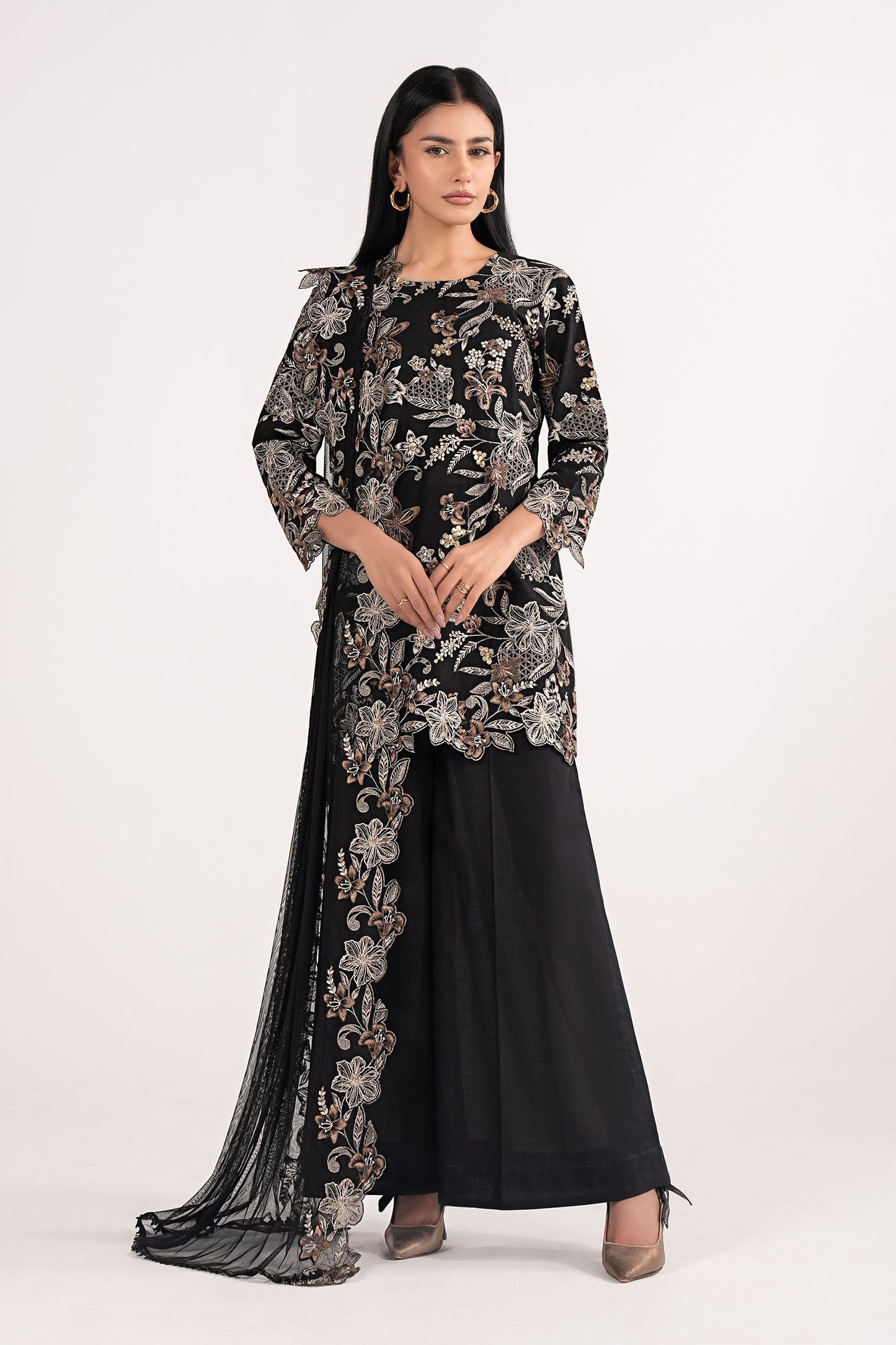 Maria B | Eid Collection Pret | DW-EF26-61 - Dress - available at Maria Faisal in UK and USA.