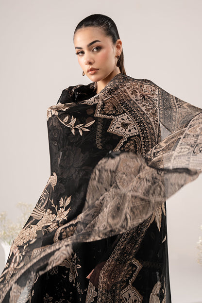 Maria B | Eid Collection 2026 | Dw-Ef26-62 Black - Luxury Dress - available at Maria Faisal in UK and USA.