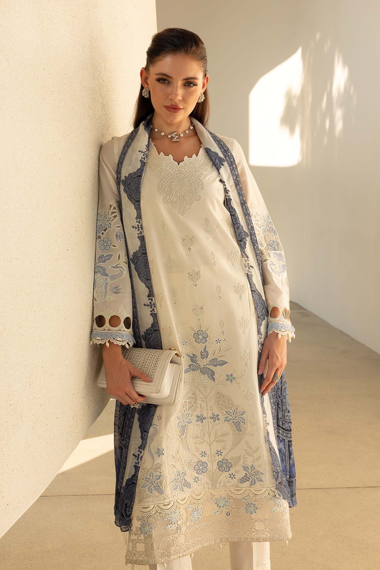 Maria B | Eid Collection Pret | DW-EF26-62 - Dress - available at Maria Faisal in UK and USA.