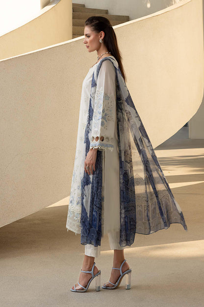 Maria B | Eid Collection 2026 | Dw-Ef26-62-Off White - Luxury Dress - available at Maria Faisal in UK and USA.