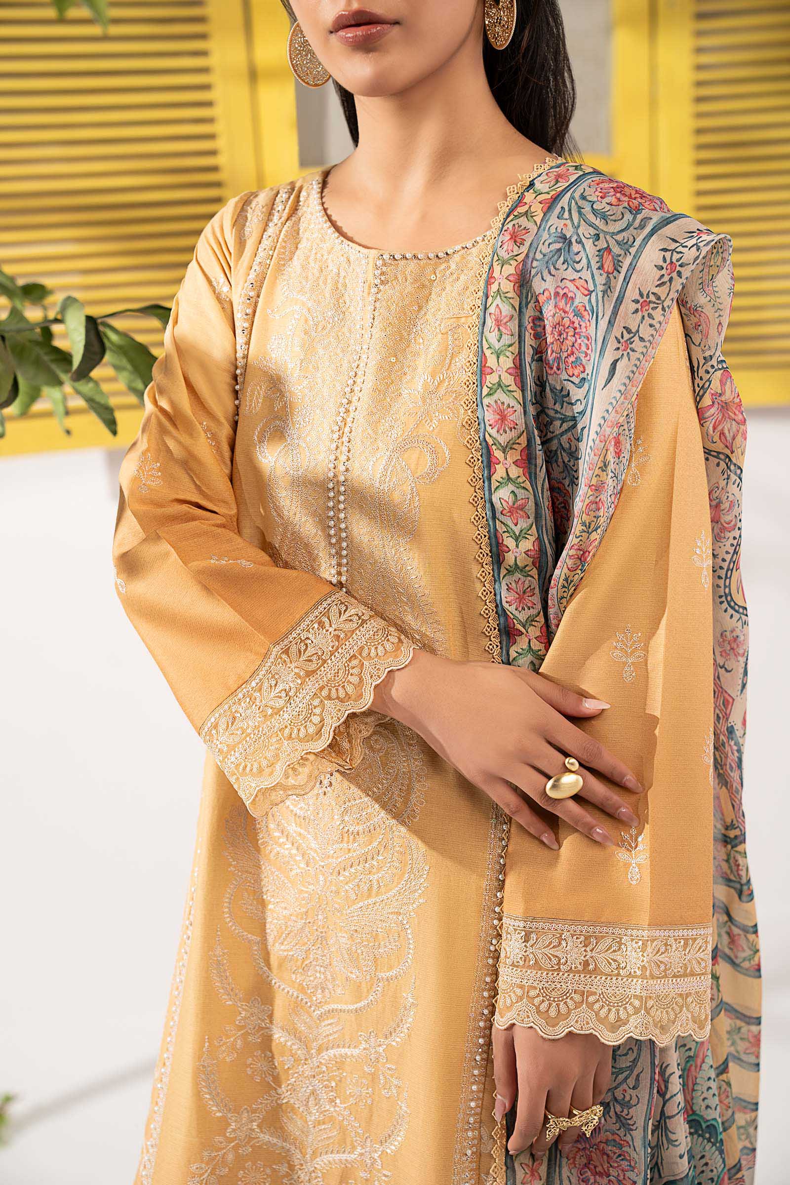 Maria B | Eid Festive Pret | DW-EF26-63 - Luxury Dress - available at Maria Faisal in UK and USA.