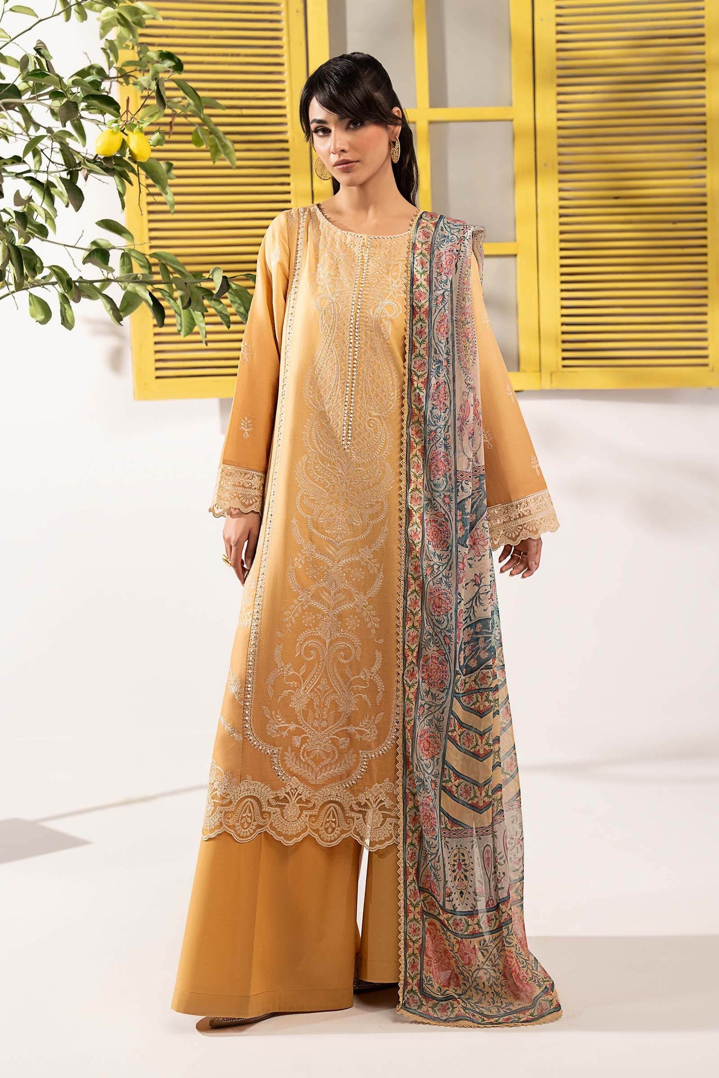 Maria B | Eid Festive Pret | DW-EF26-63 - Luxury Dress - available at Maria Faisal in UK and USA.