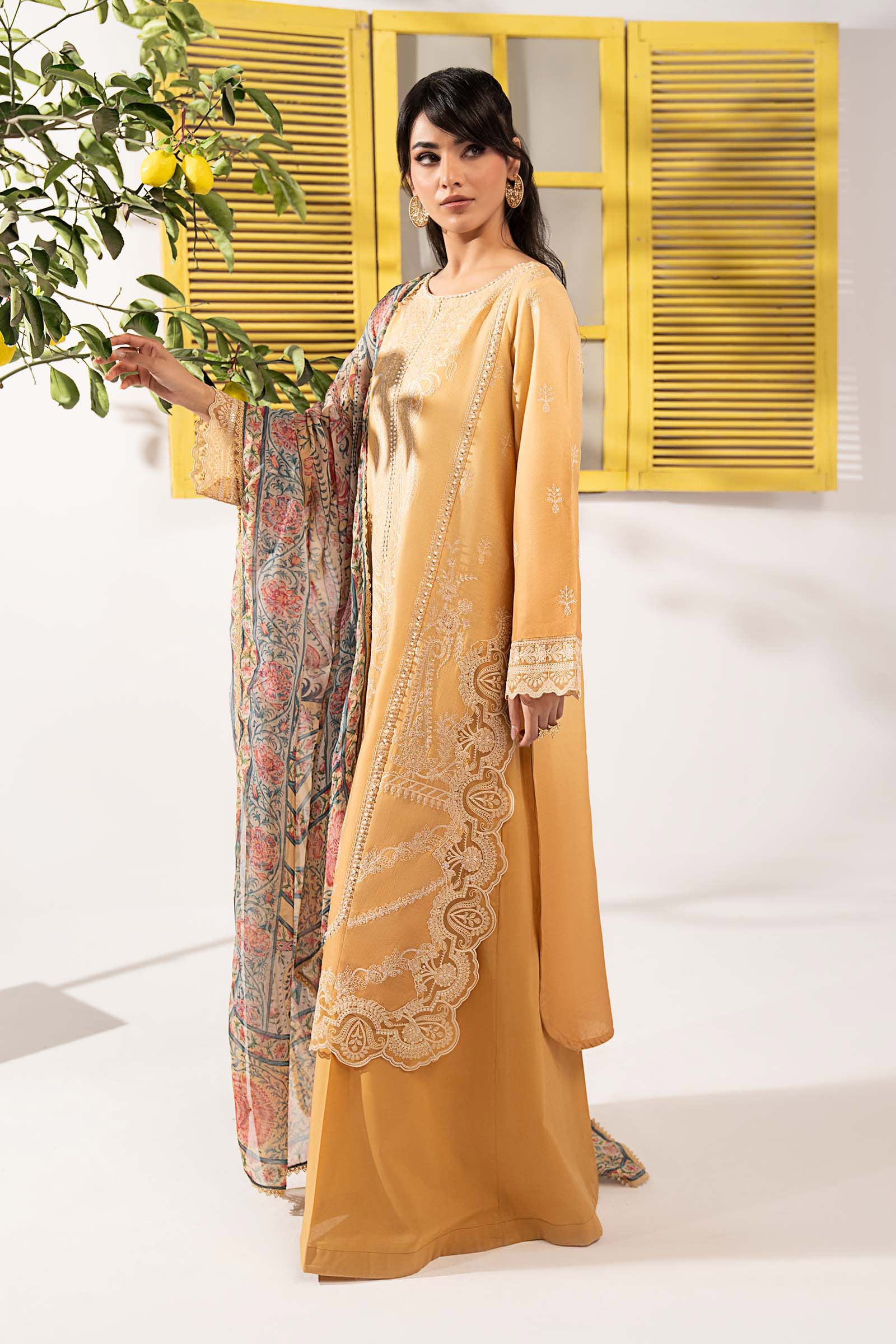 Maria B | Eid Festive Pret | DW-EF26-63 - Luxury Dress - available at Maria Faisal in UK and USA.